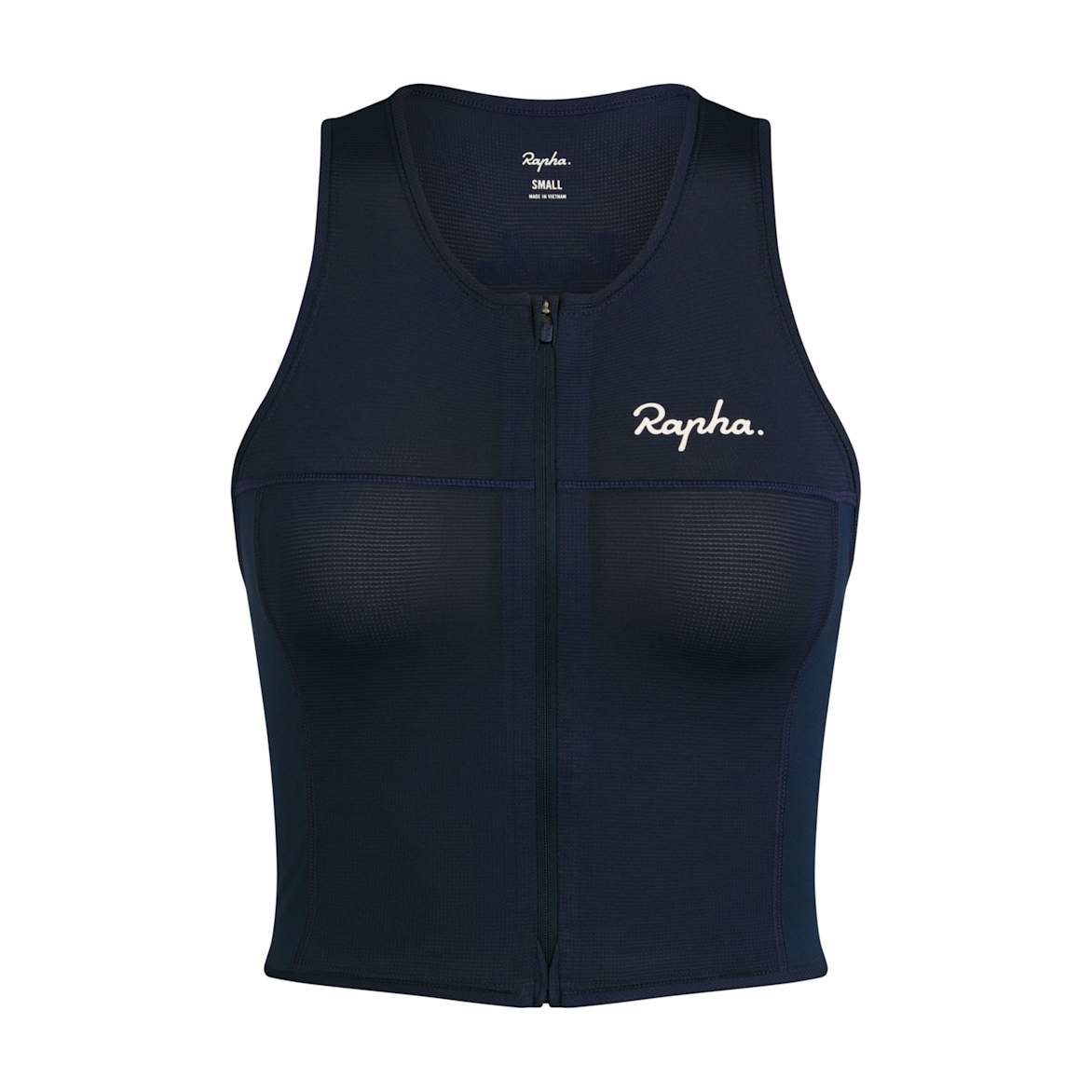 Women's Cropped Zip Tank