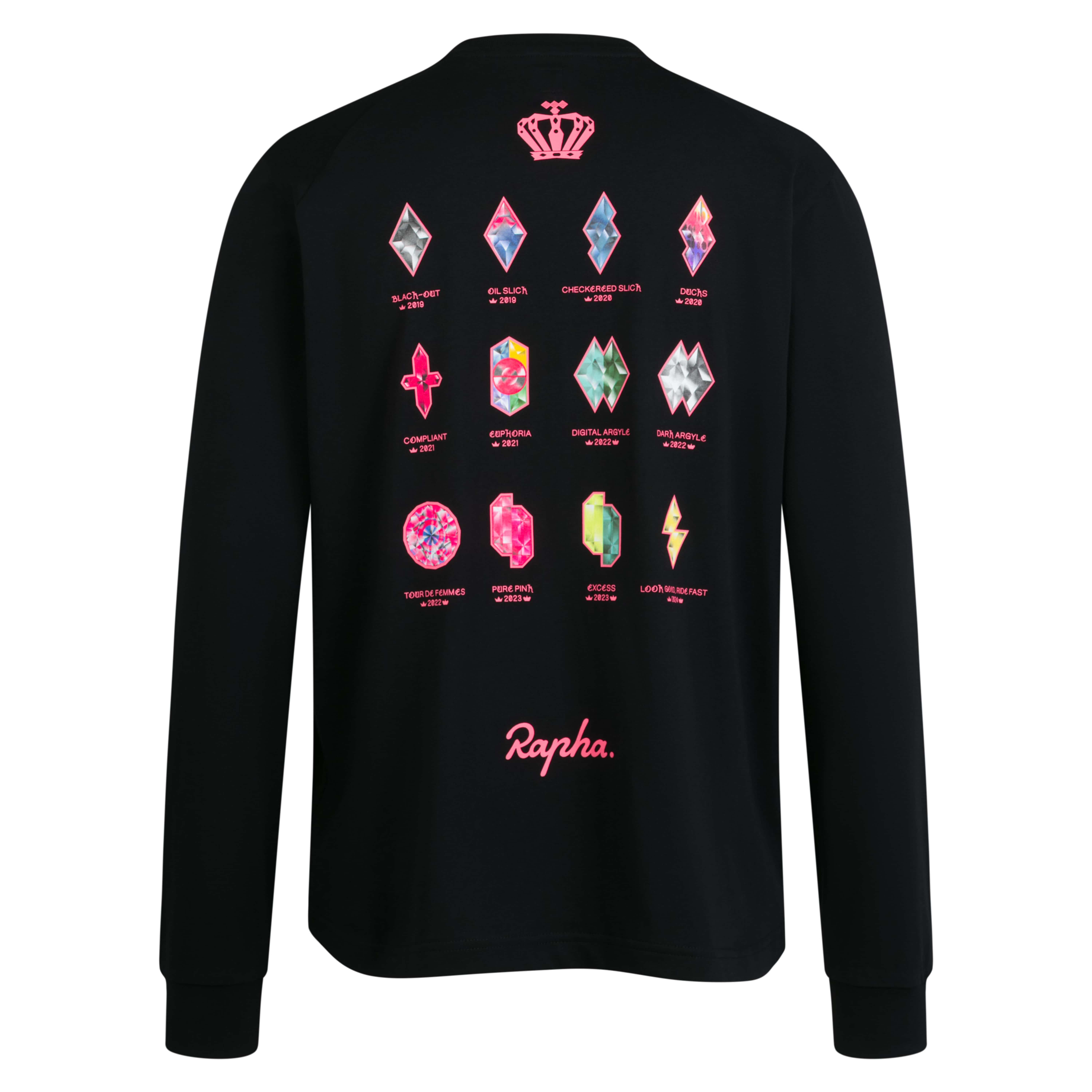 新品 Rapha EF プロサイクリング ロングスリーブ Tシャツ Mサイズ COD01XX_MUL_EF-Long-Sleeved-T-