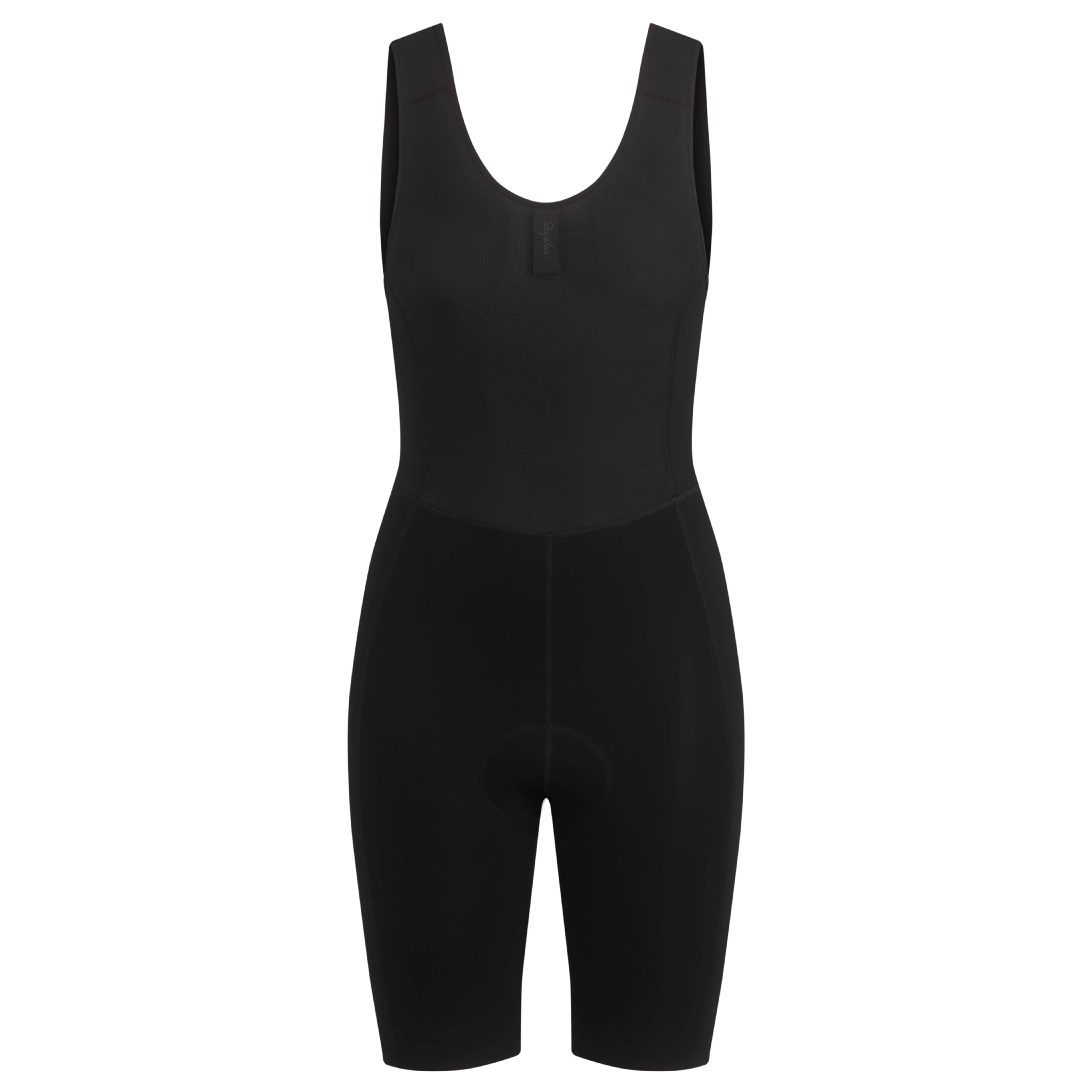 HK774 ラファ Rapha WOMENS DETACHABLE RACE BIB SHORTS 黒 白 M