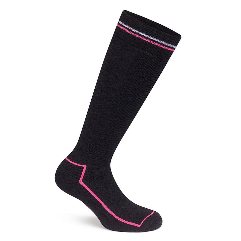 Black & White Striped T.U.K. Women's Crew Socks