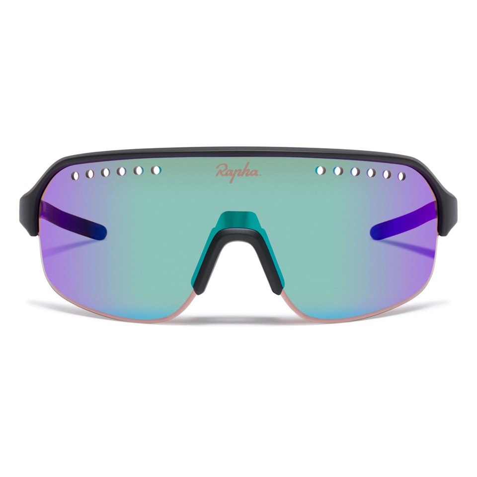 Rapha Explore Sunglasses Dark Navy/Purple Green Lens