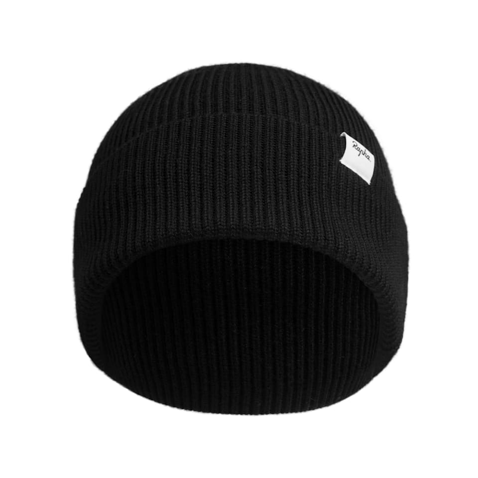 Logo Merino Beanie Hat, Headwear for Winter Riding