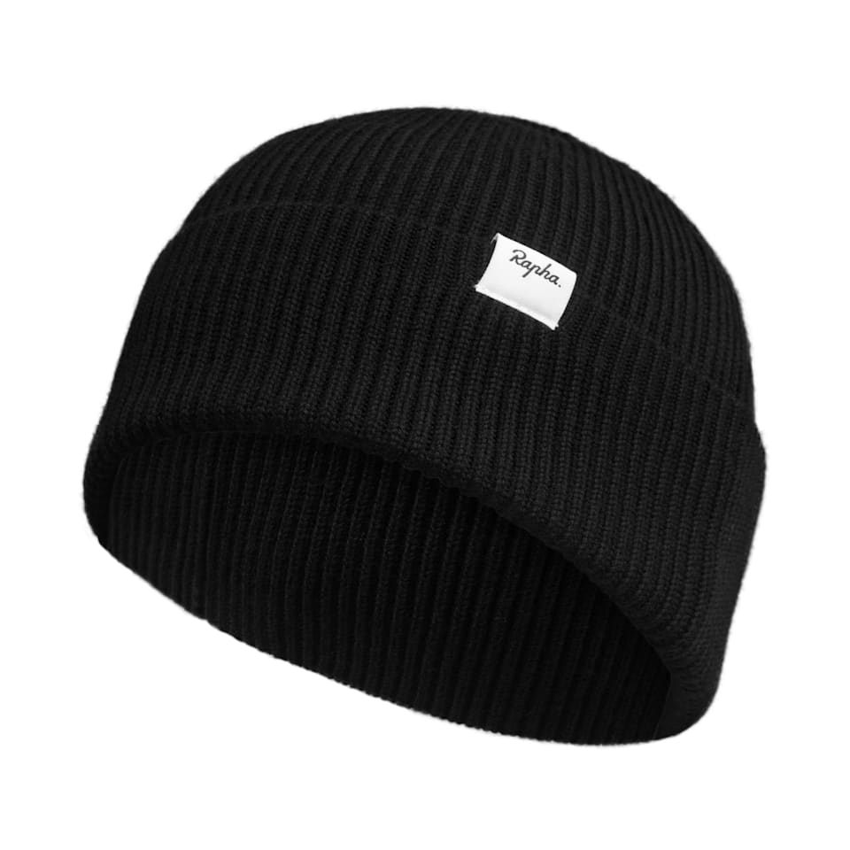 Logo Merino Beanie Hat, Headwear for Winter Riding