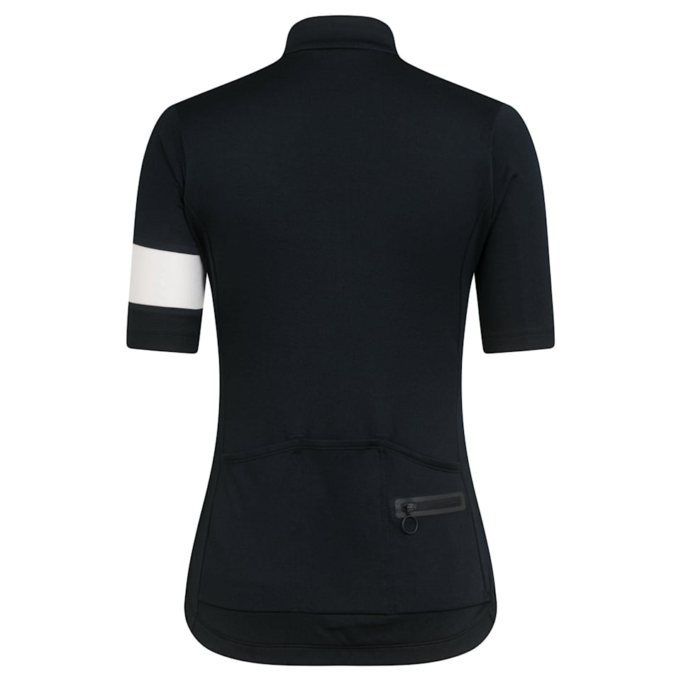 HH978 ラファ Rapha ウーマンズクラシックジャージ WOMEN'S CLASSIC JERSEY 白黒 12 レディース ほつれあり