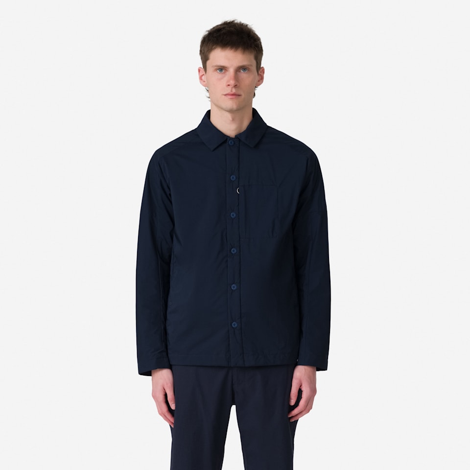 メンズ インサレーティッド オーバーシャツ | Rapha Site