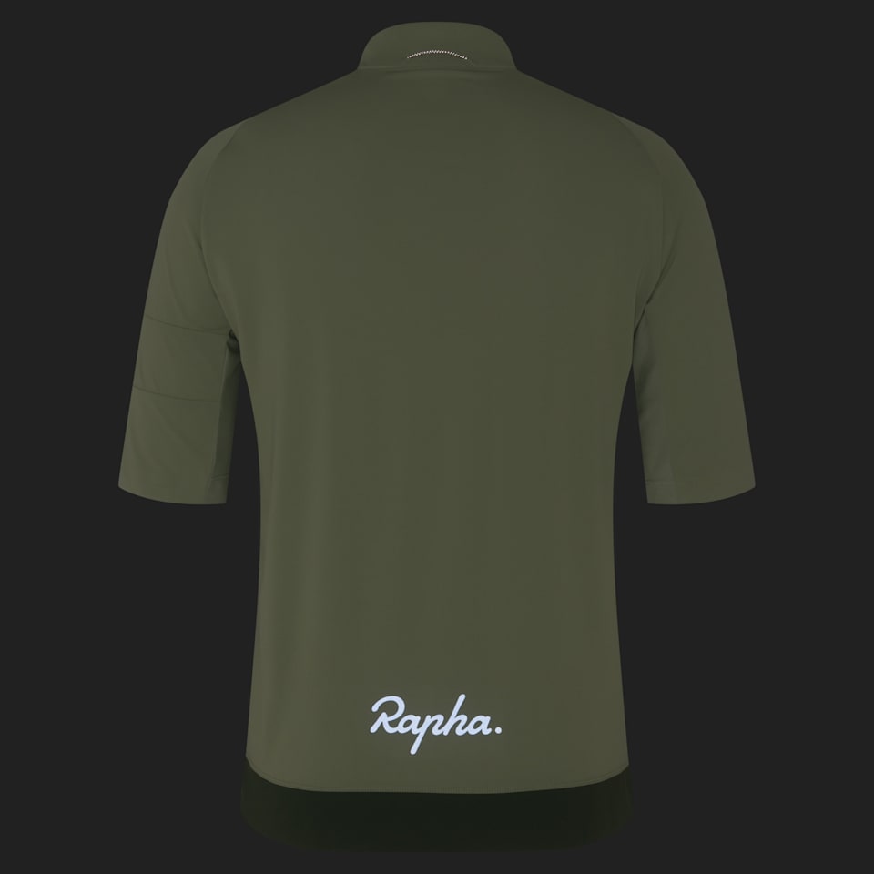 メンズ エクスプロア ジップネック テクニカル Tシャツ | Rapha Site