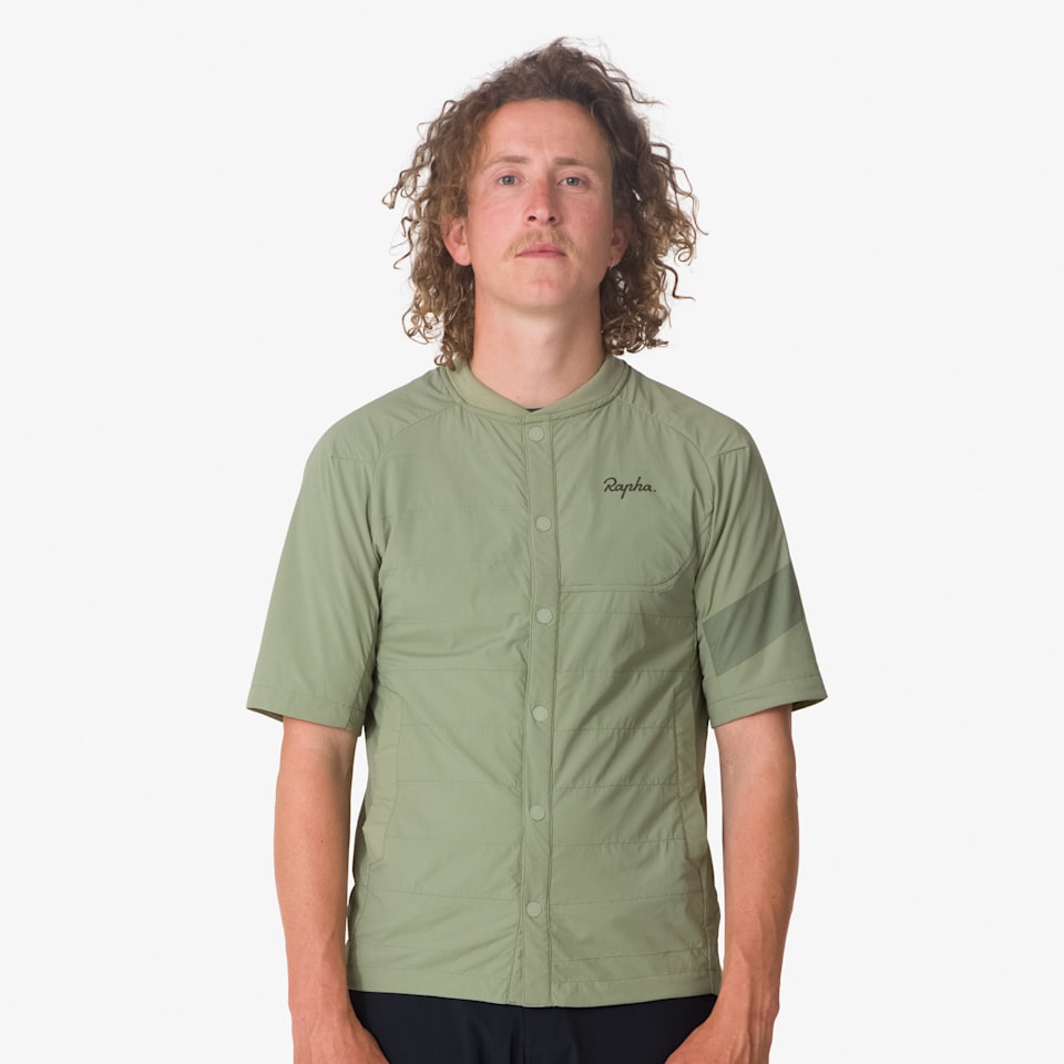 Short sleeve overcoat sales