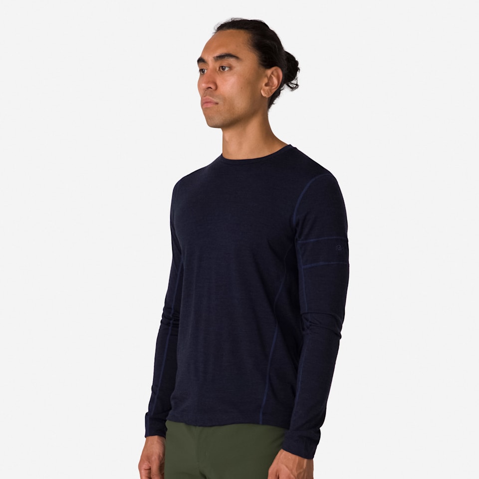 NNormal Men's merino long sleeve t-shirt N2CMML1-002 Camisetas