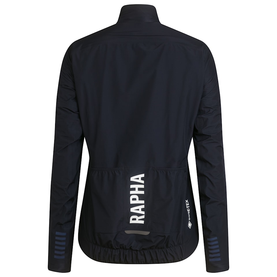 Rapha Women's Pro Team Insulated GORE-TEX Rain Jacket - Dark Navy/White, Small