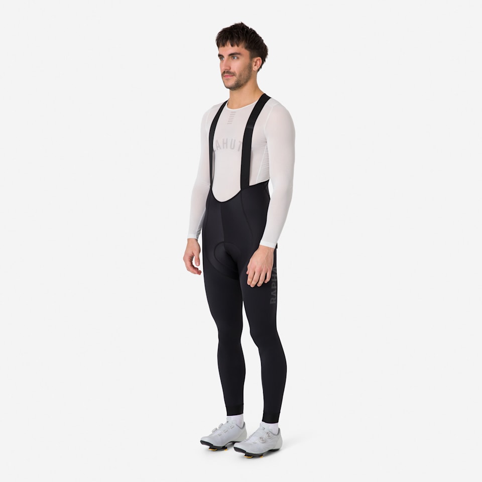 Men's All Day Cycling Bib-Tights  Fleece with Pockets and Reflective