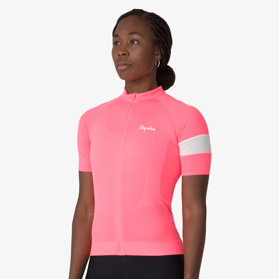 Rapha jersey pink sale