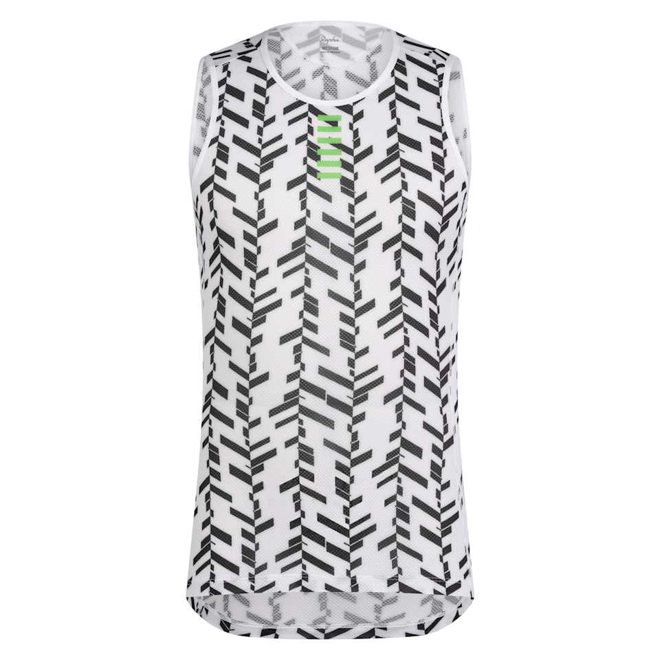 Men s Pro Team Sleeveless Base Layer Data Print Rapha