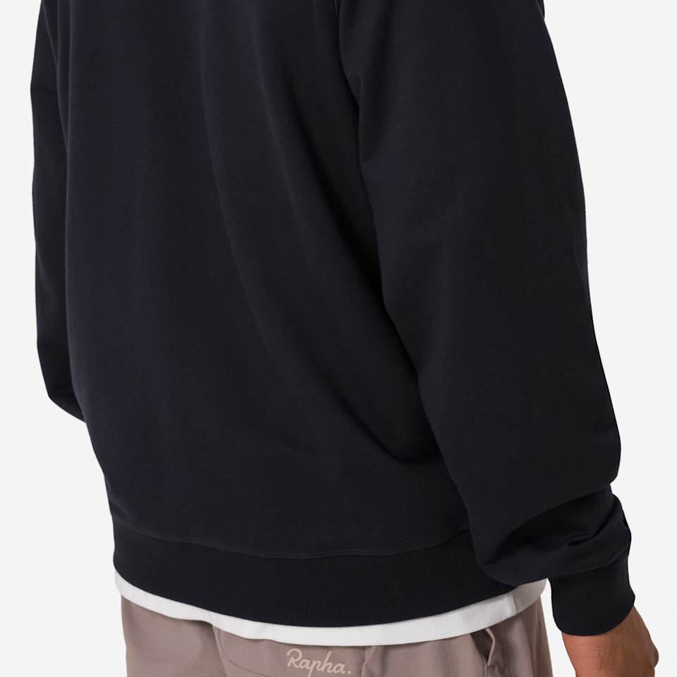 Men s Cotton Sweatshirt Large Logo Website Rapha