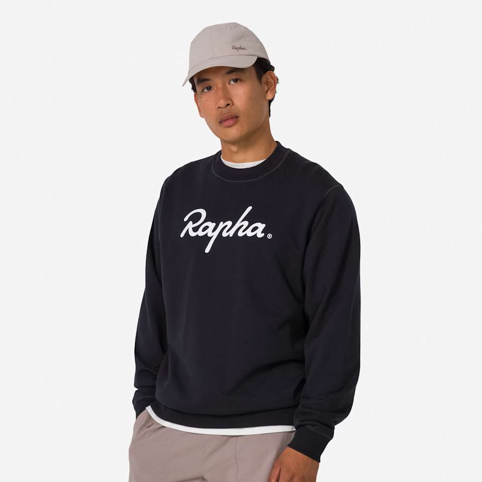 Men s Cotton Sweatshirt Large Logo Rapha