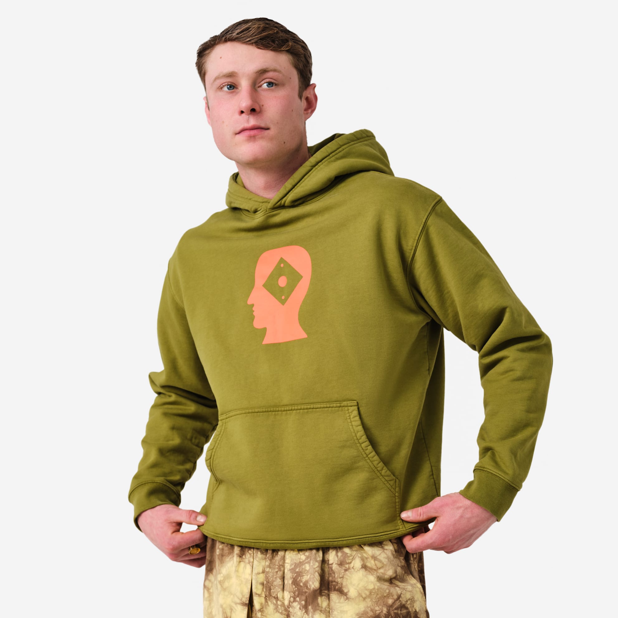 Brain Dead x Rapha Trail Logo Lock Hooded Sweatshirt