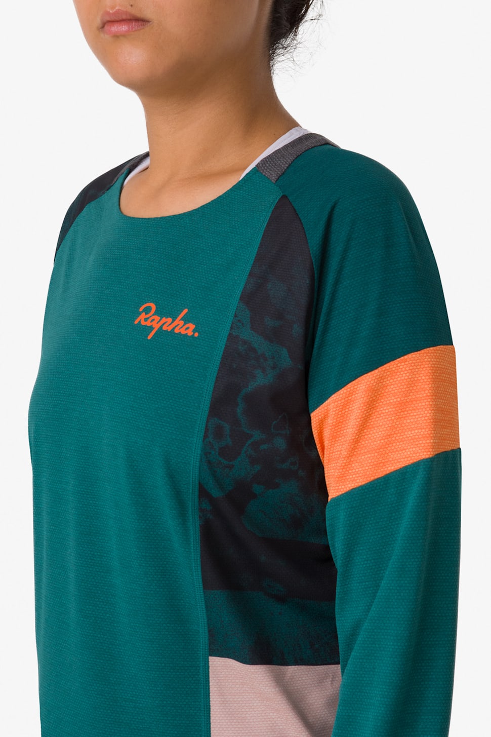 Sleeve T-shirt Rapha Long Women\'s Technical Trail | Printed