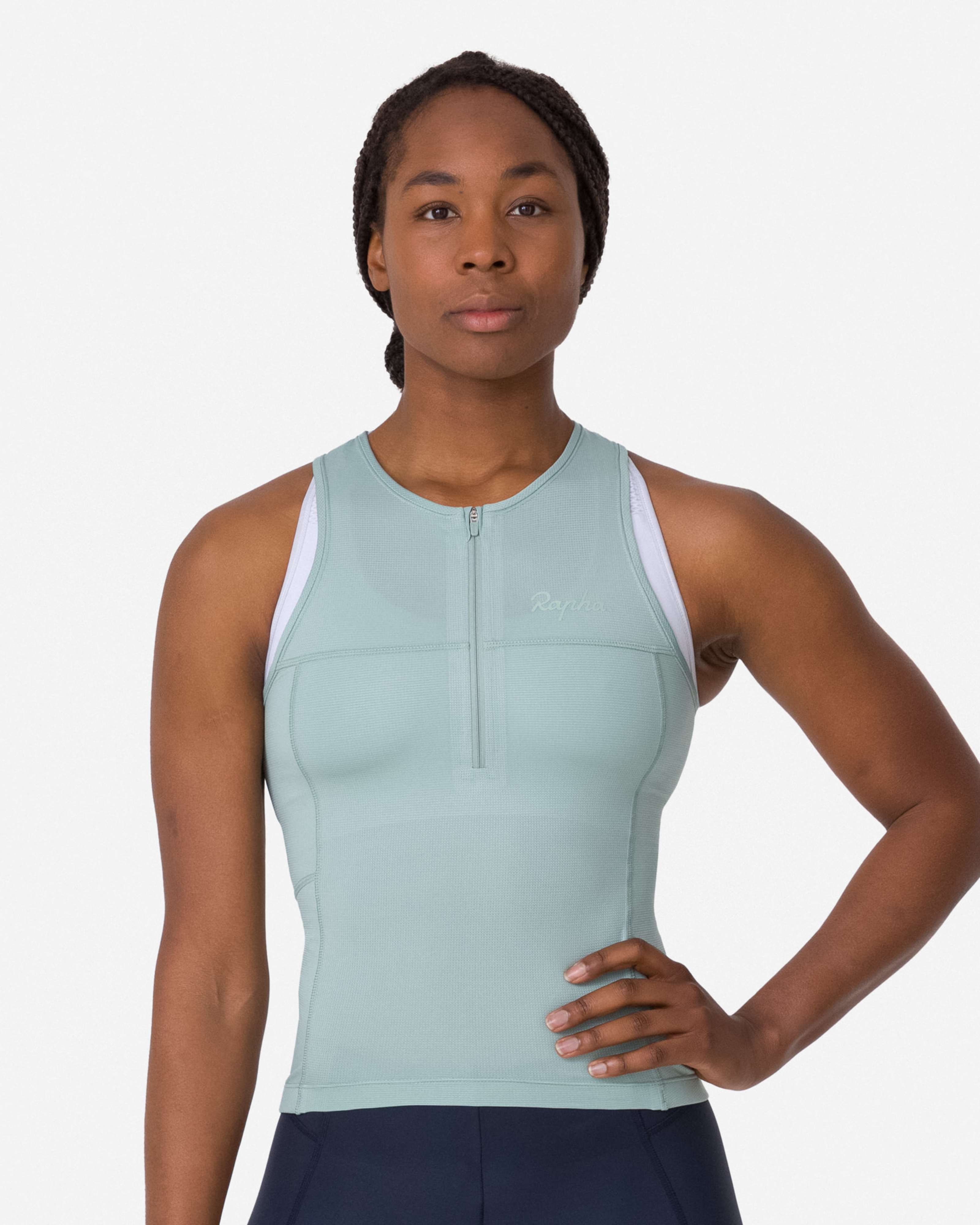 Women's Half Zip Tank