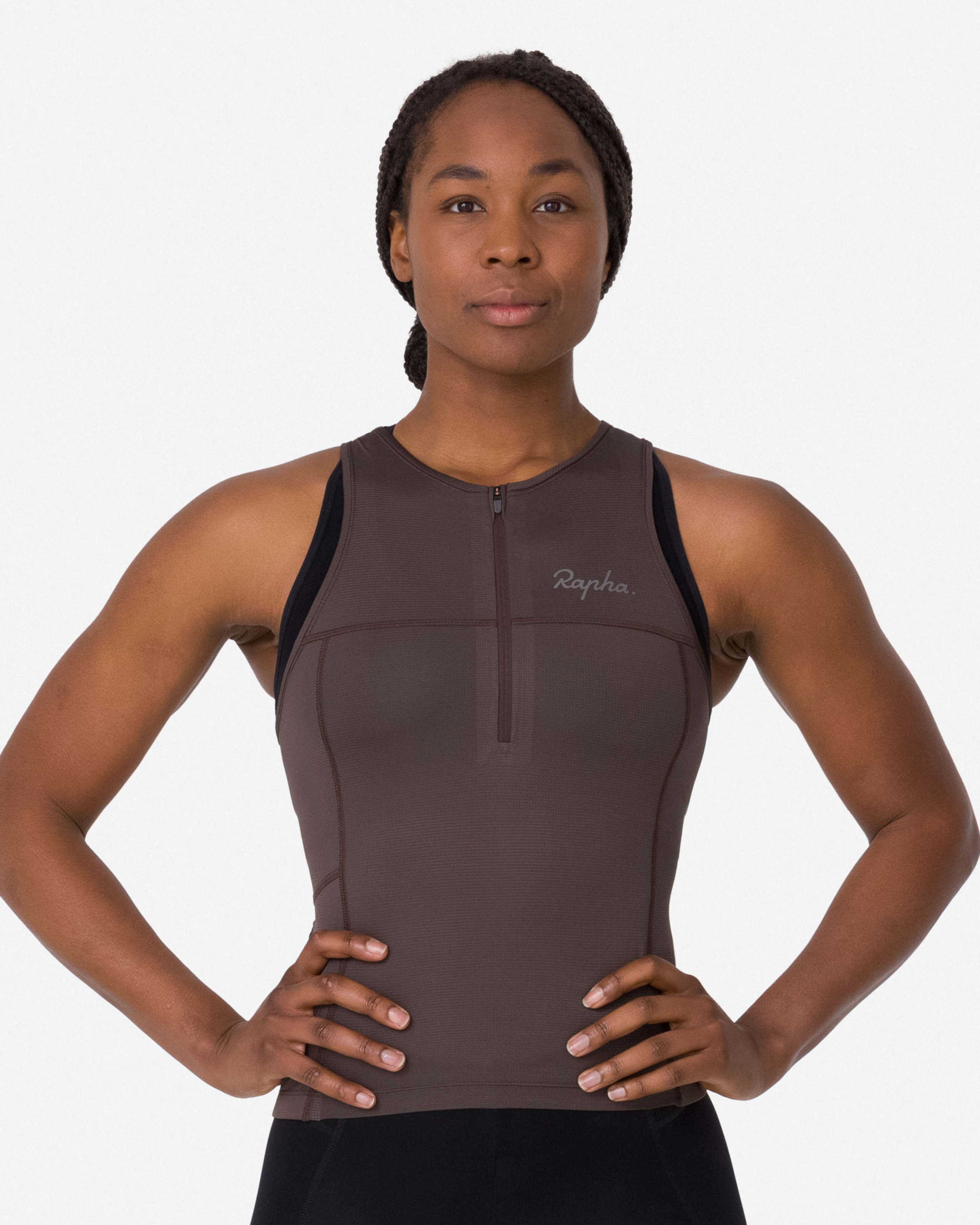 Women's Half Zip Tank