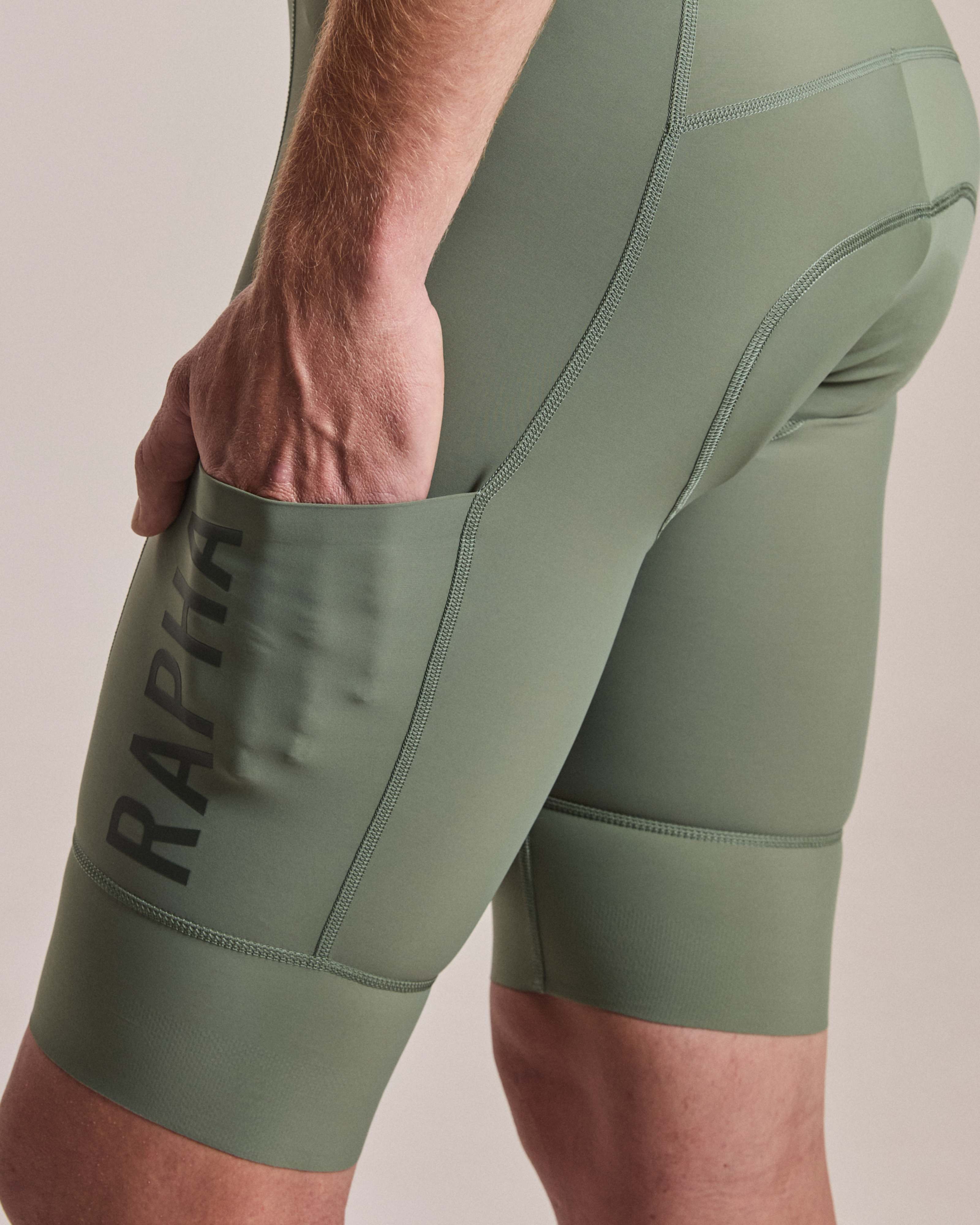 Men's Pro Team Cargo Bib Shorts - Long