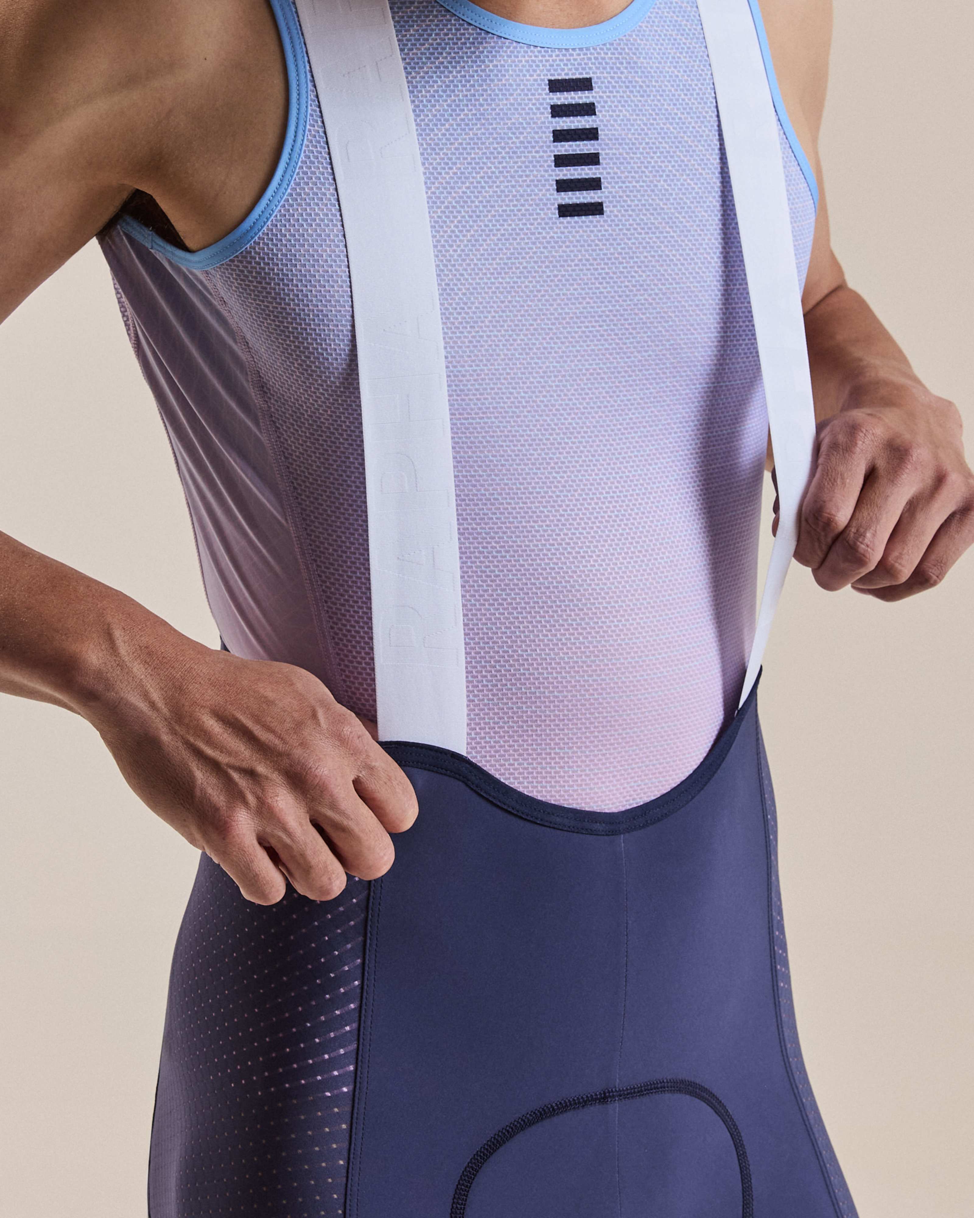 Men's Pro Team Ghost Bib Shorts - Afterglow