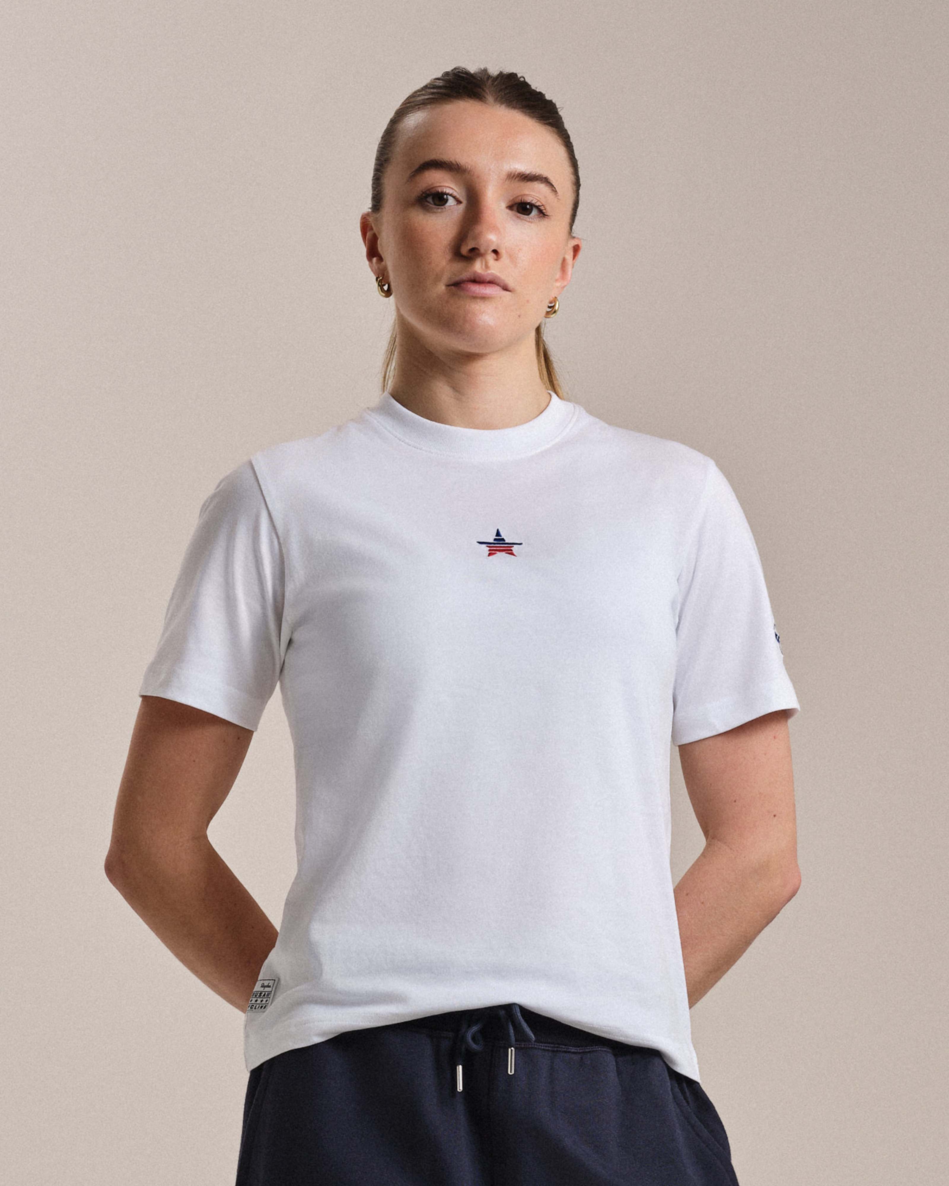 USA Women's Short Sleeve Cotton T-Shirt