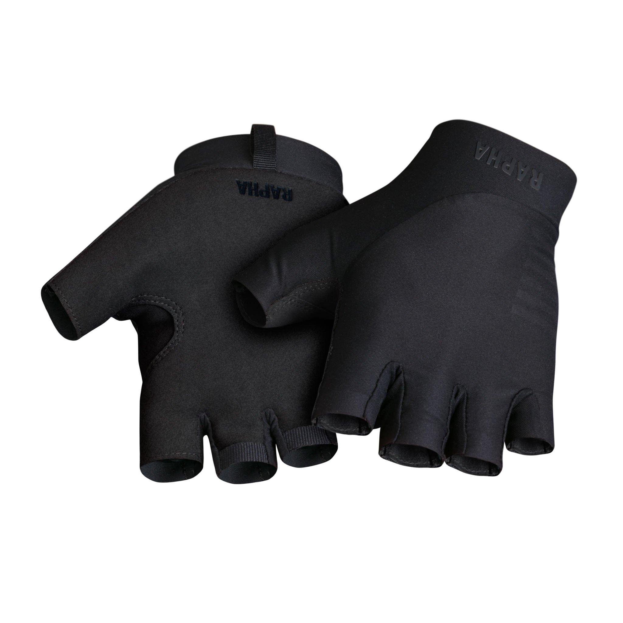 Rapha Merino Gloves - Black/Carbon Grey - Small