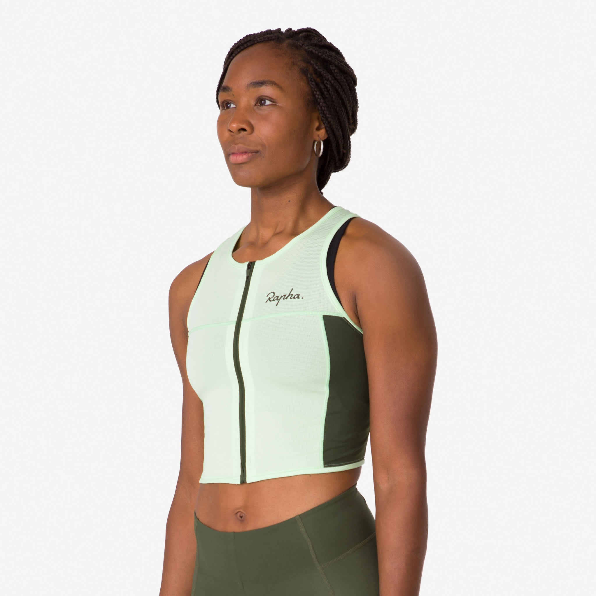 Women's Cropped Zip Tank | Rapha