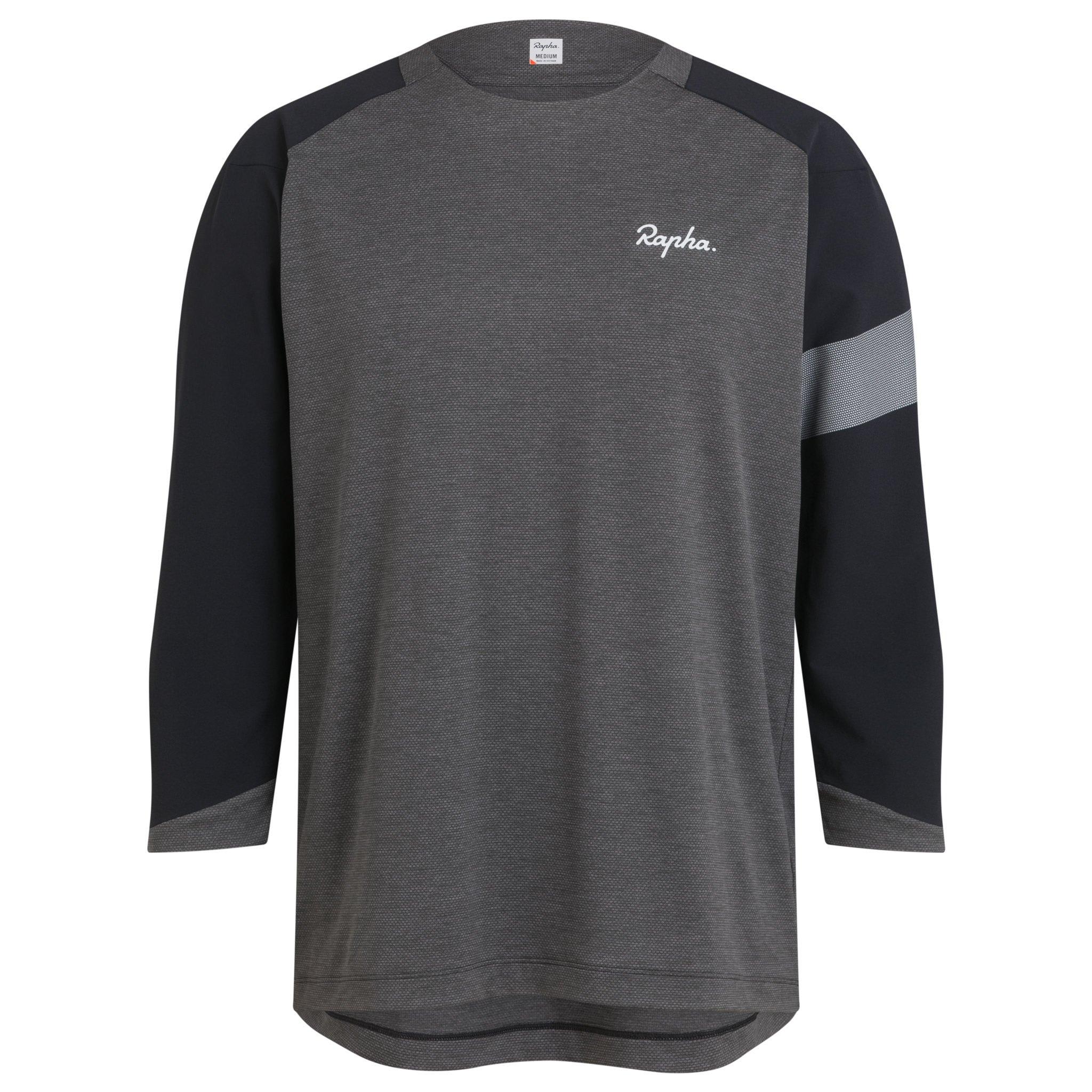 Rapha Trail 3/4スリーブエンデューロジャージ Rapha Trail Merino 3/4スリーブエンデューロジャージ グレー