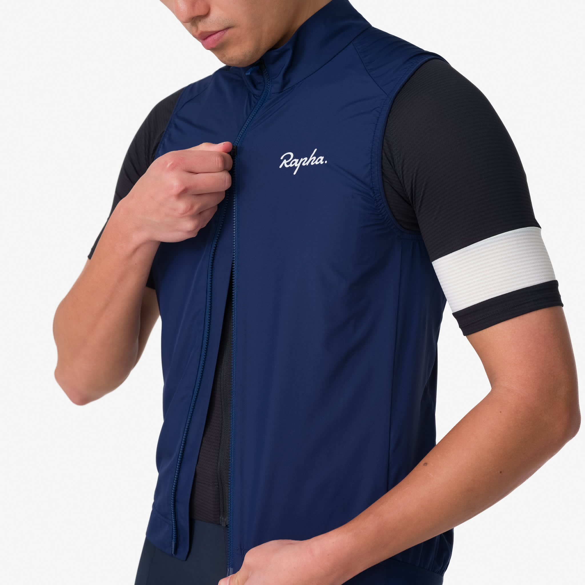 Rapha Cycling Jersey Mens S Small Grey Brevet Wool Blend
