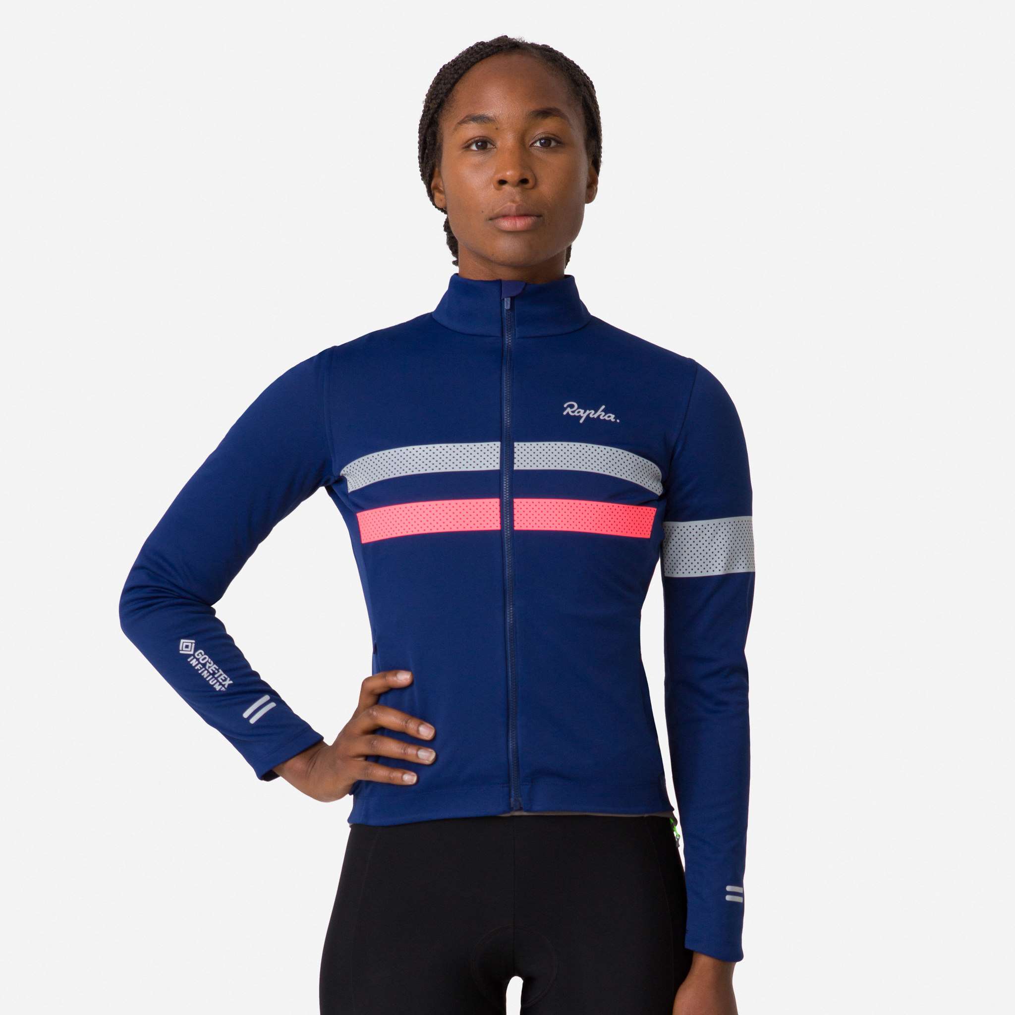 女款Brevet Long Sleeve Windstopper Jersey | Rapha