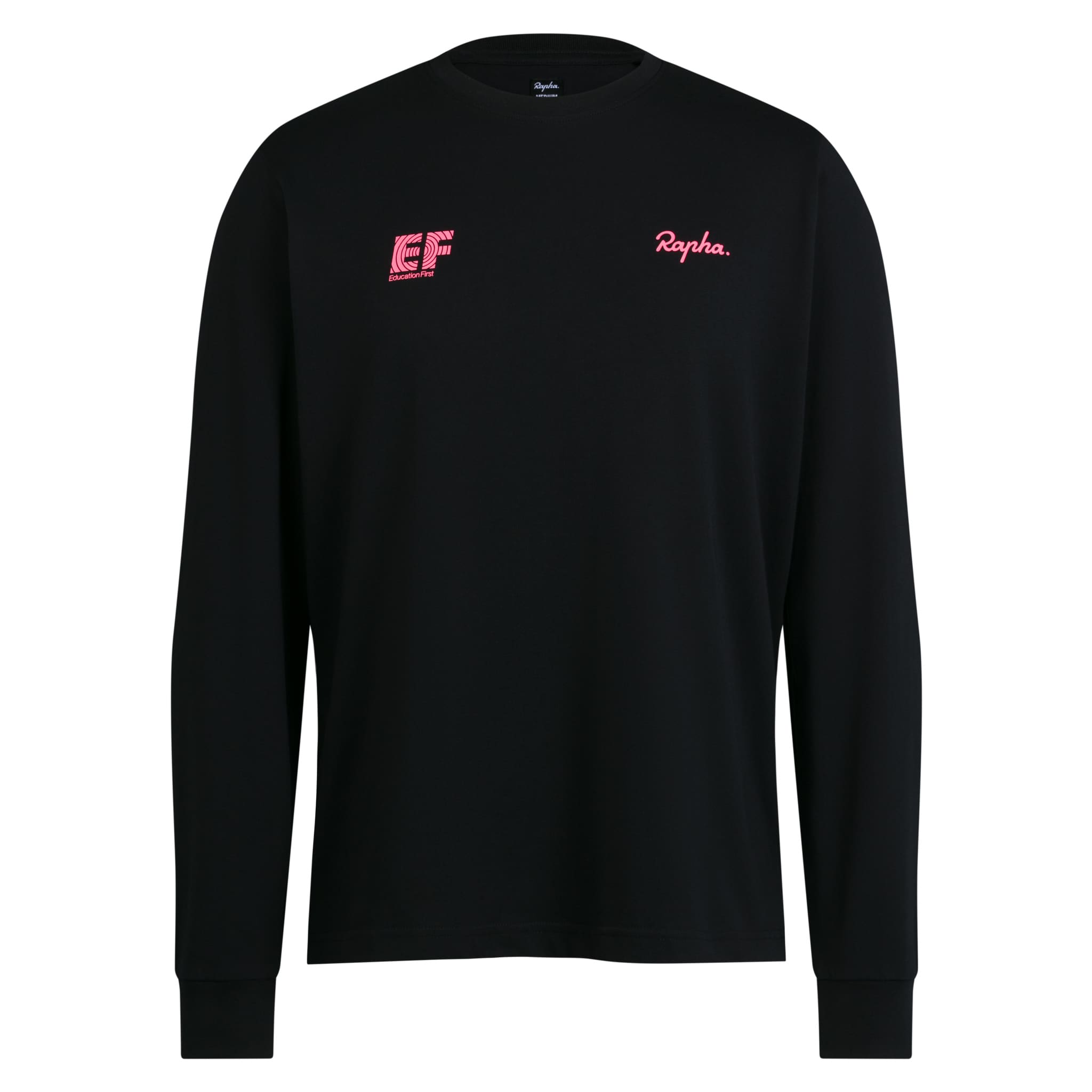 VERTICAL LOGO MOCK NECK SHIRTS BLACK – RUFFLOG