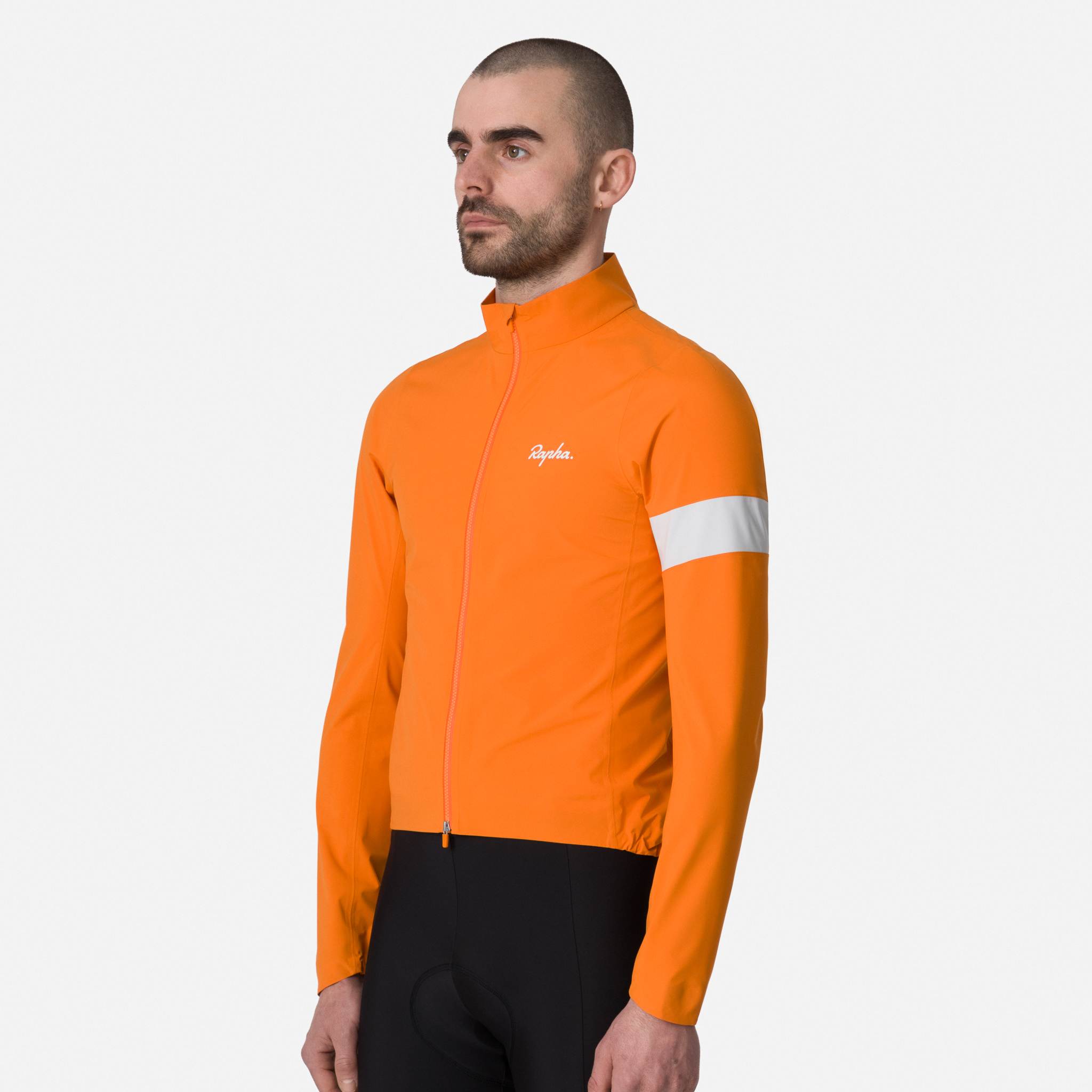 ラファ Rapha city rain jacket メンズS くだらない オレンジ