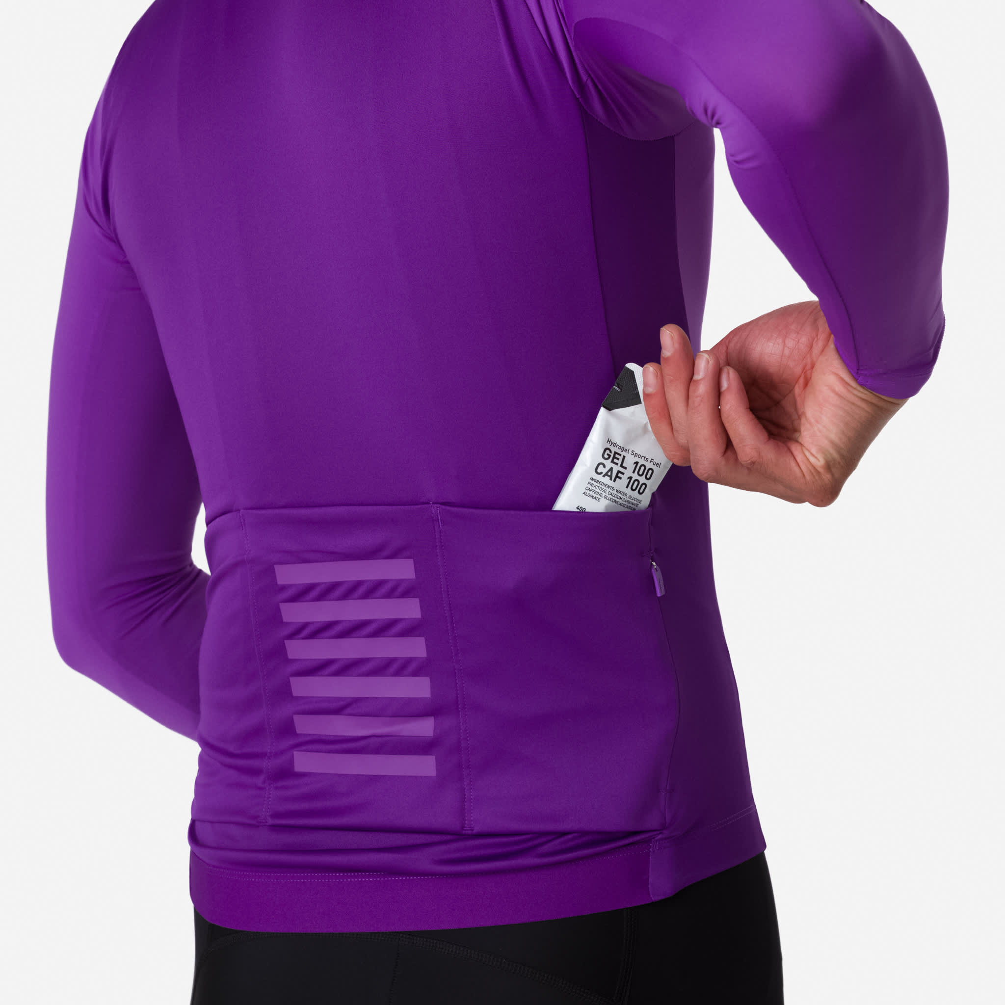 Rapha pro team long sleeve M グレーブルー\ピンク Rapha Men's Pro Team Long Sleeve Lightweight Jersey – Bici