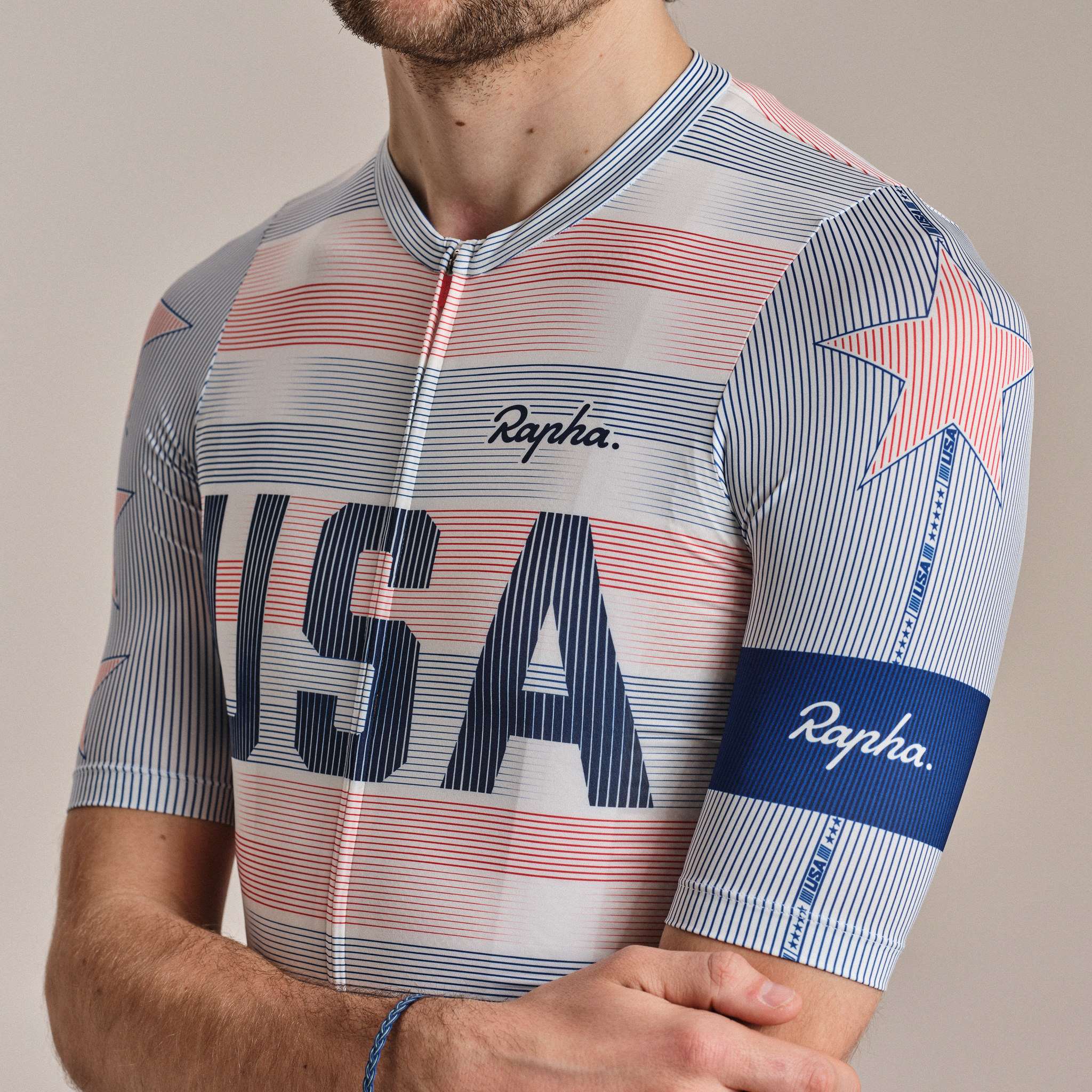 Rapha プロチーム ROULEUR ジャージ XS USA Men's Pro Team Rouleur Jersey | Rapha