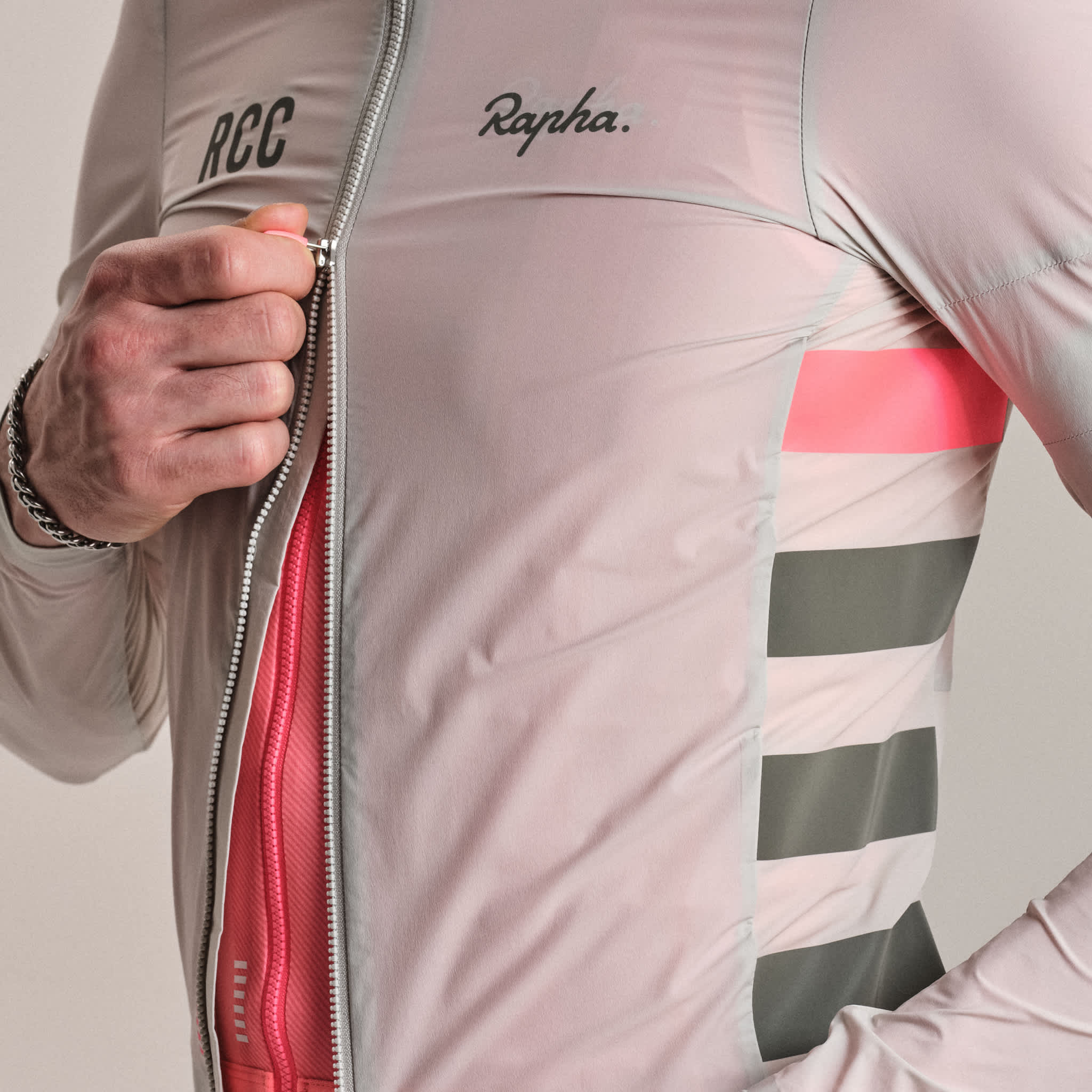 Rapha RCC ウィンドブレーカー グレー CYQ01XX_GSK_Mens-RCC-Pro-Team-