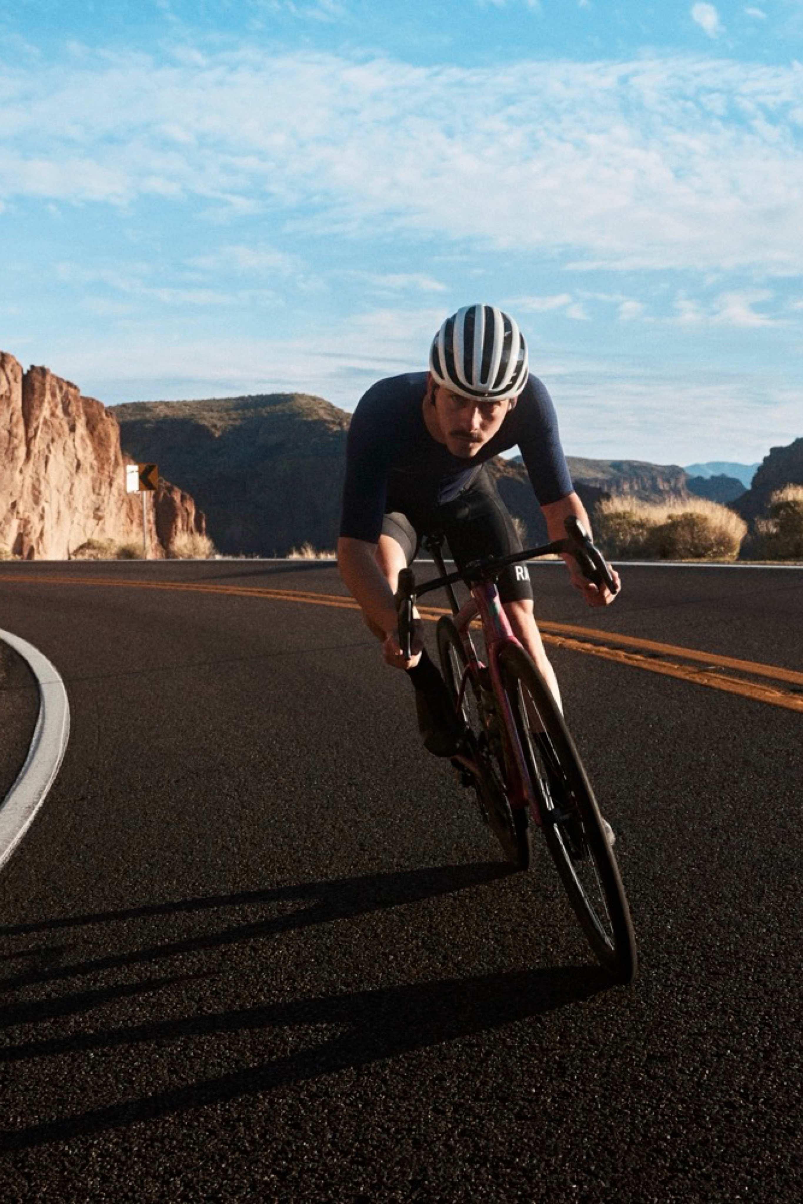 Cycling on road