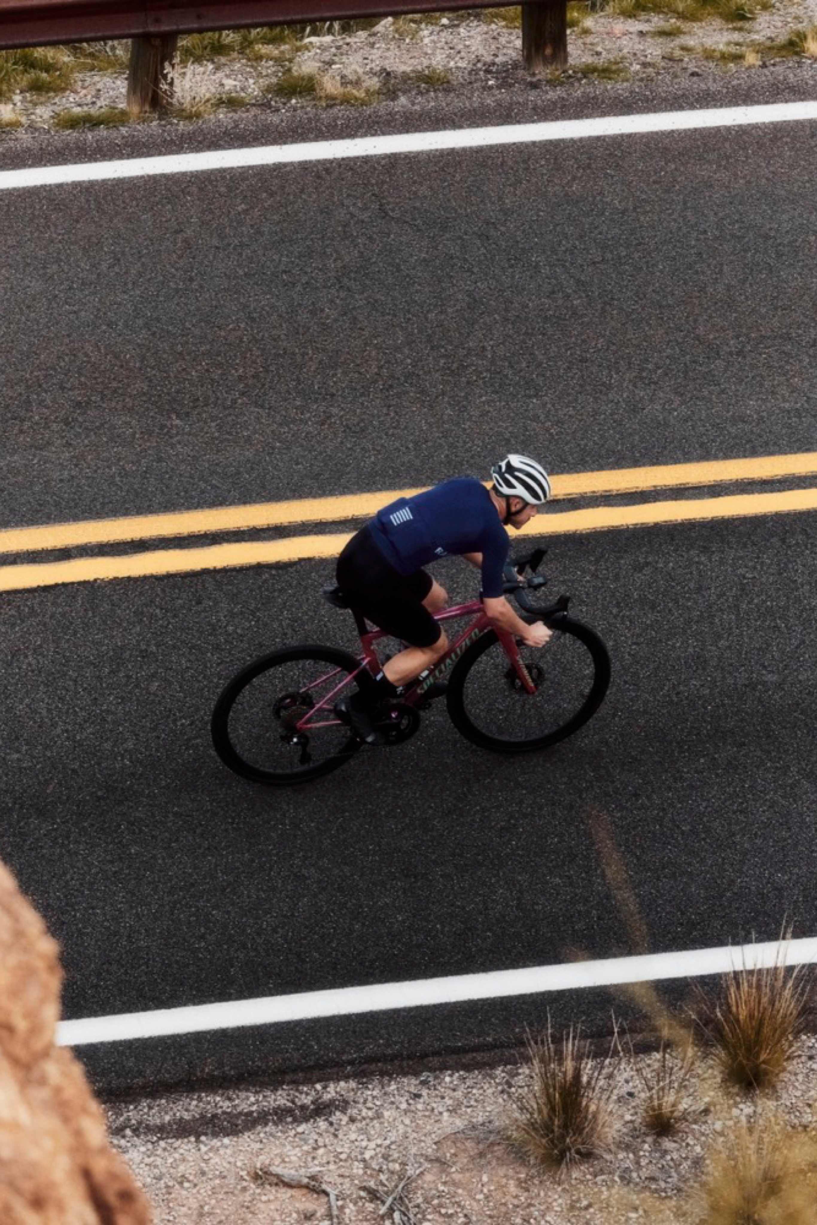 Cycling on road