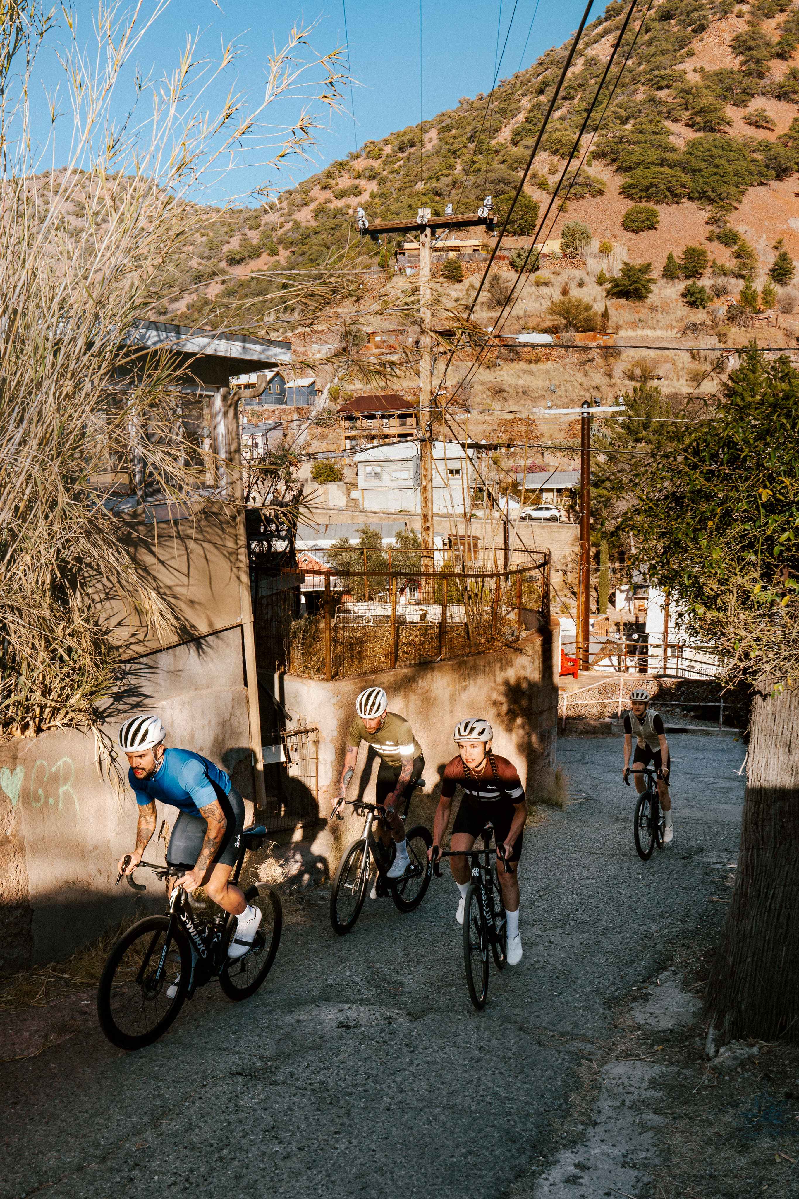 Cycling on road