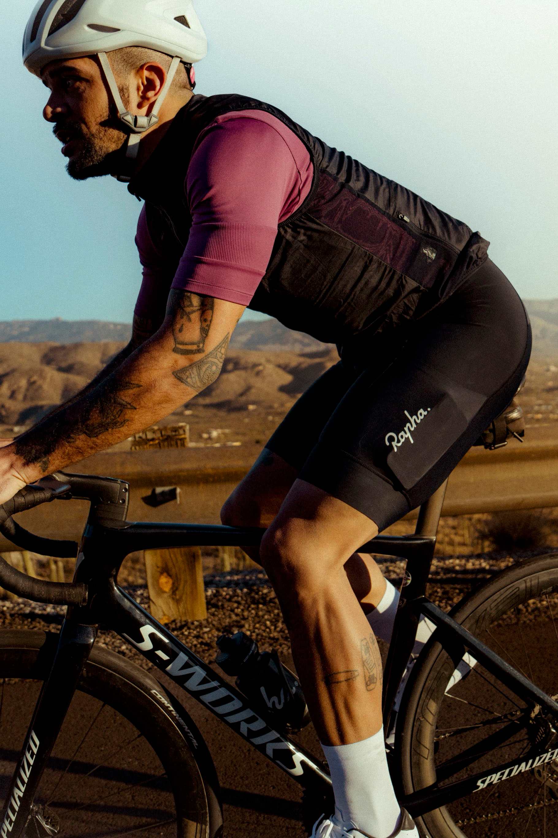 Cycling on road