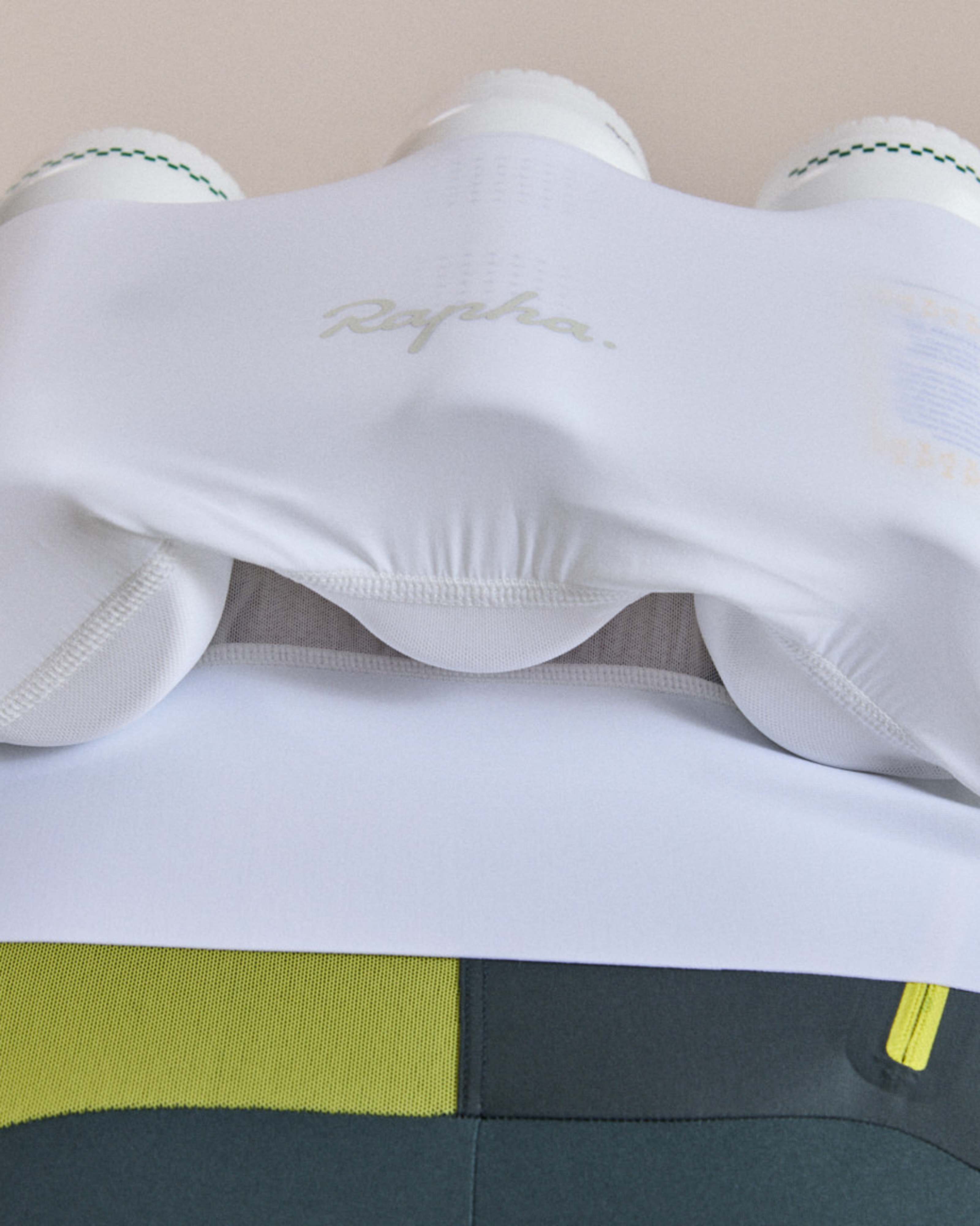 Mesh panel under pockets