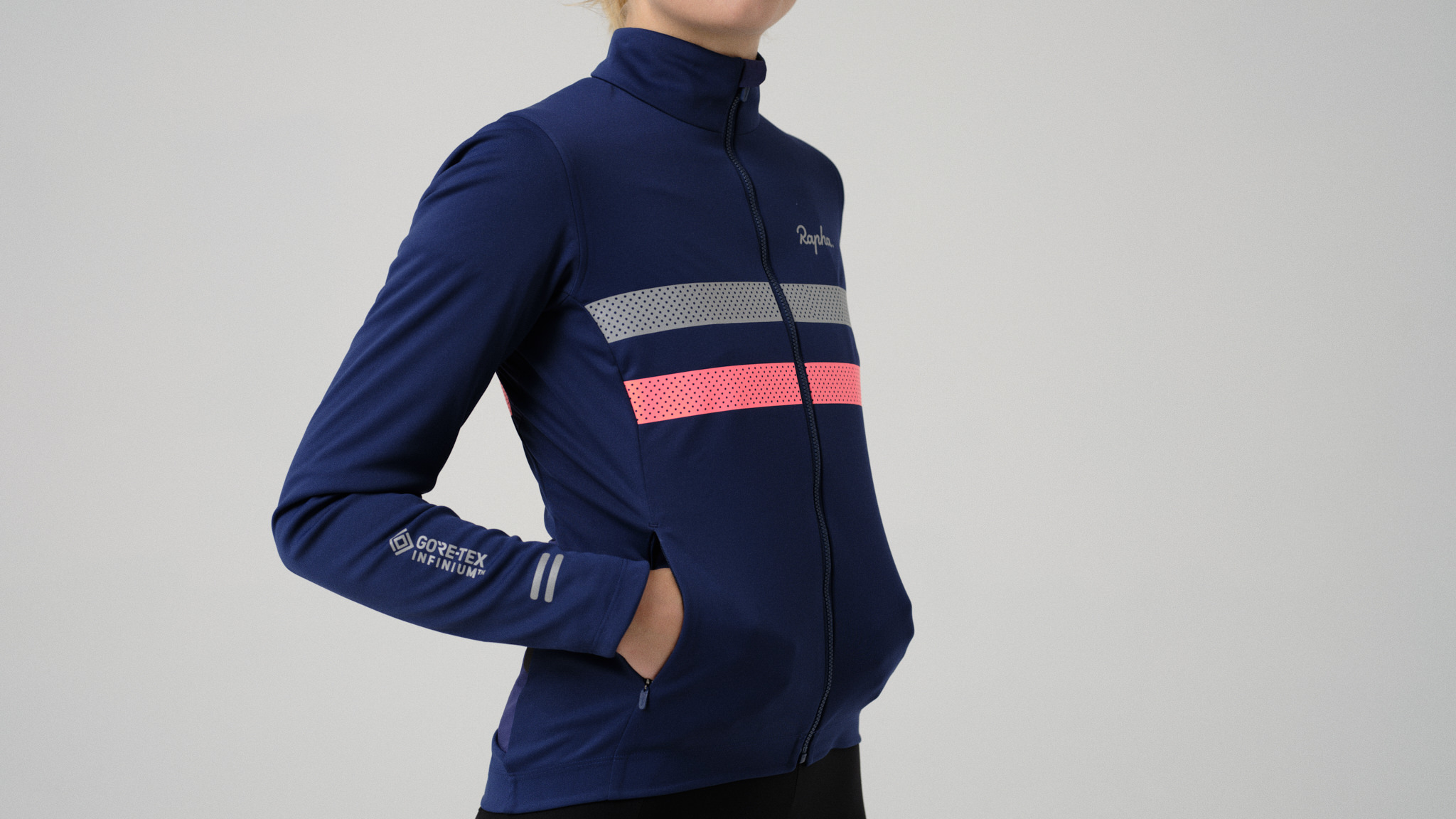 ウェア Rapha WOMEN'S BREVET WINDBLOCK JERSEY Women's Brevet Long Sleeve Windstopper Jersey | Rapha