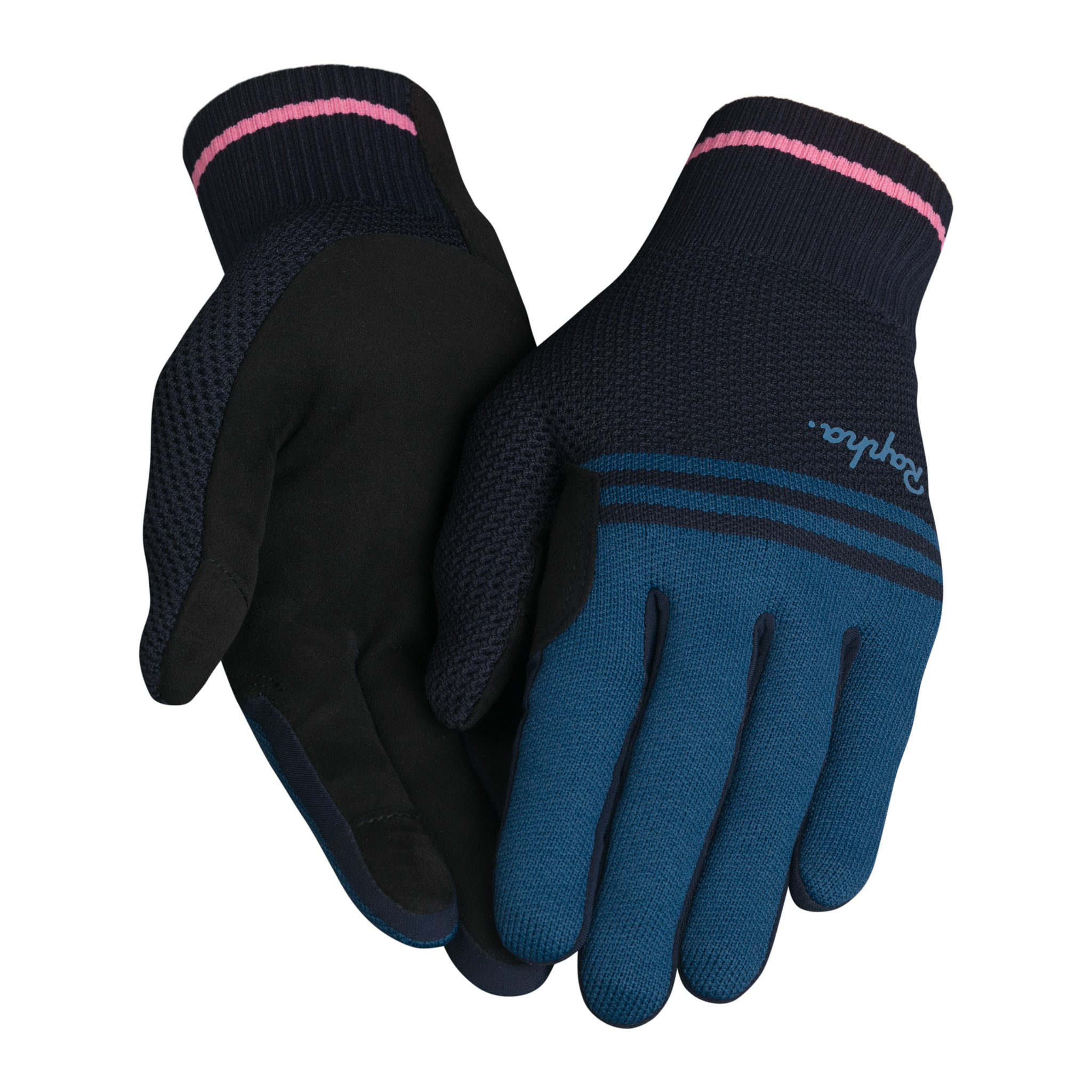 Rapha Merino Gloves Black Carbon Grey / L