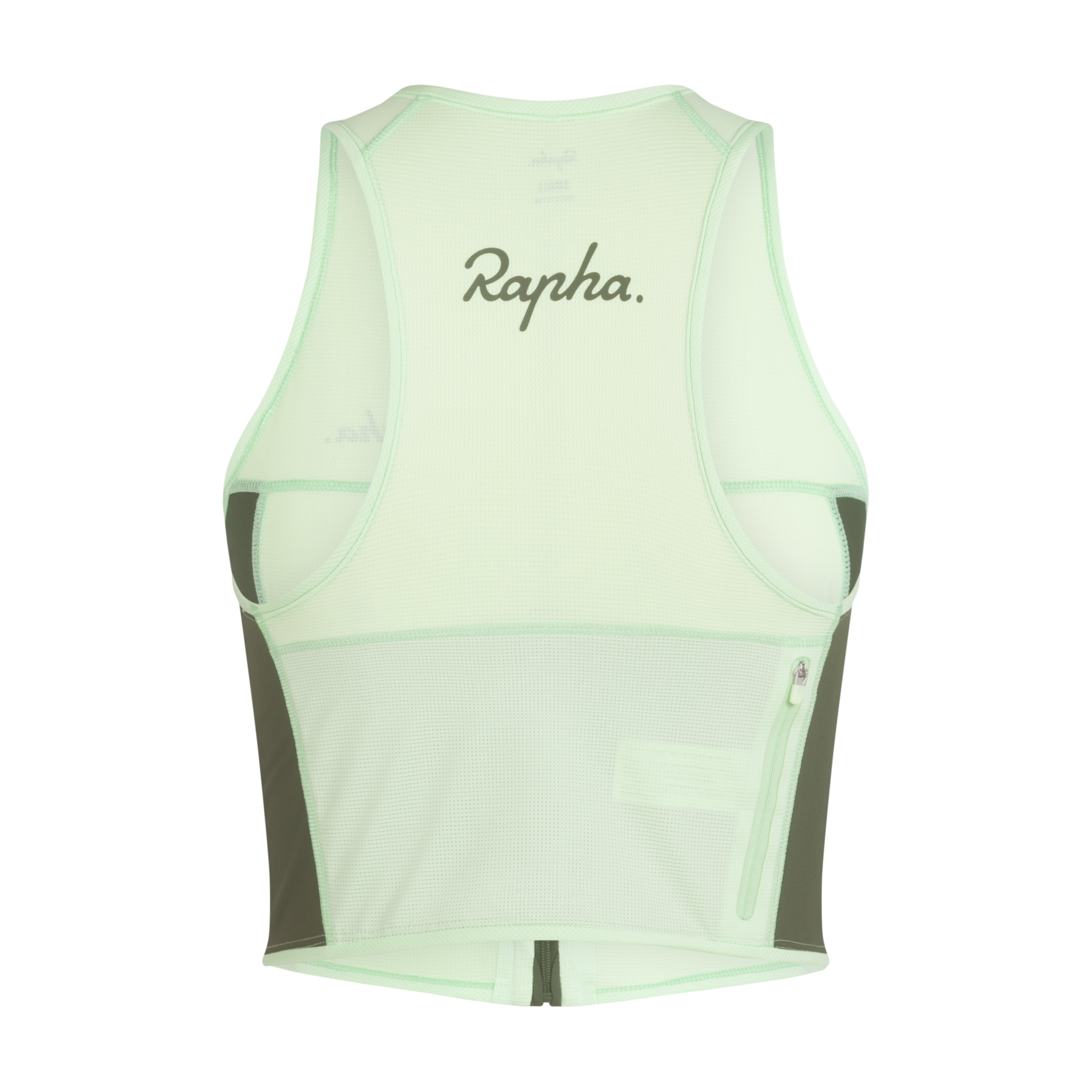 24SS●REST&RECREATION●RR STRAP CROP TOP 韓国人気 Women's Cropped Zip Tank | Rapha