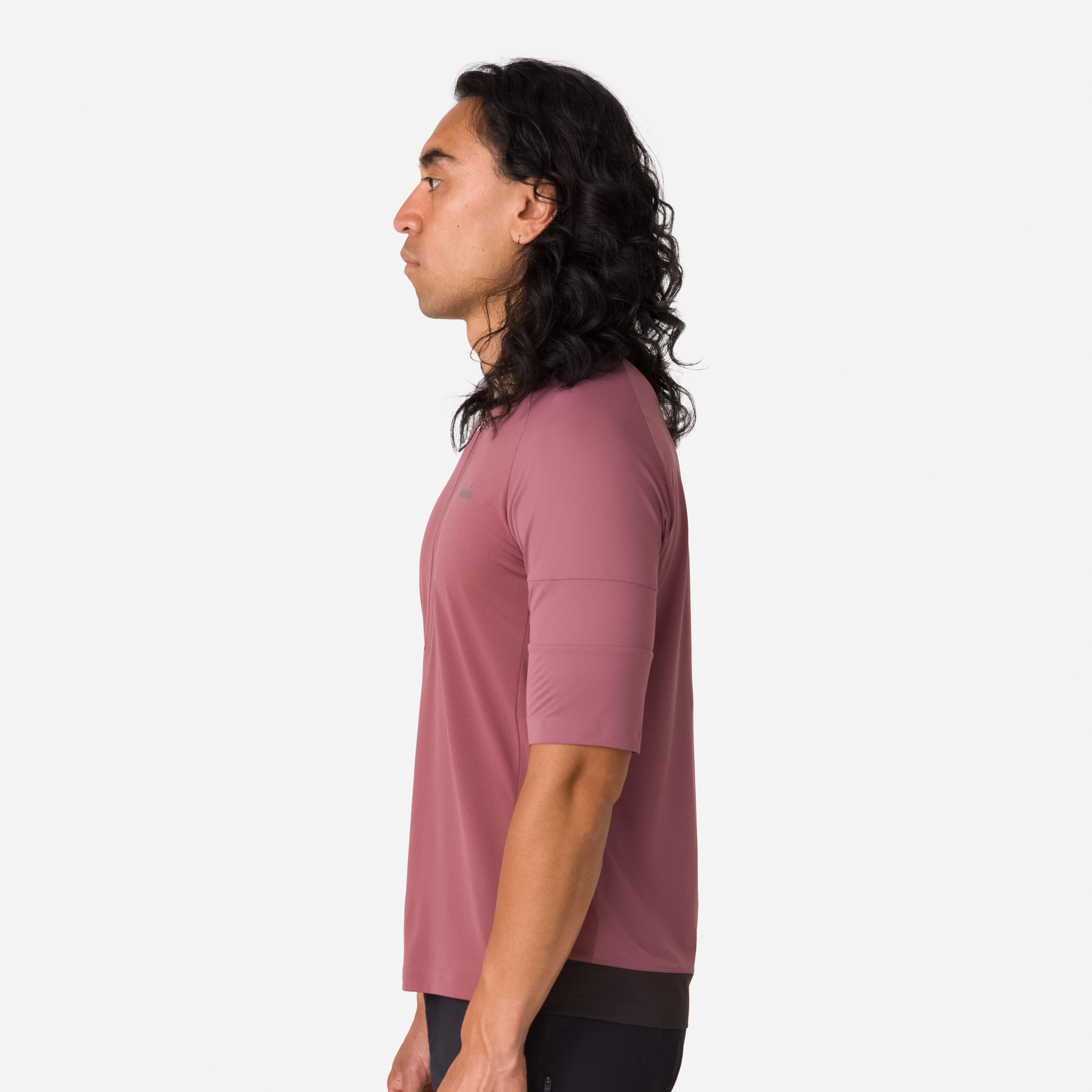 Men's Explore Zip Neck Technical T-shirt | Rapha