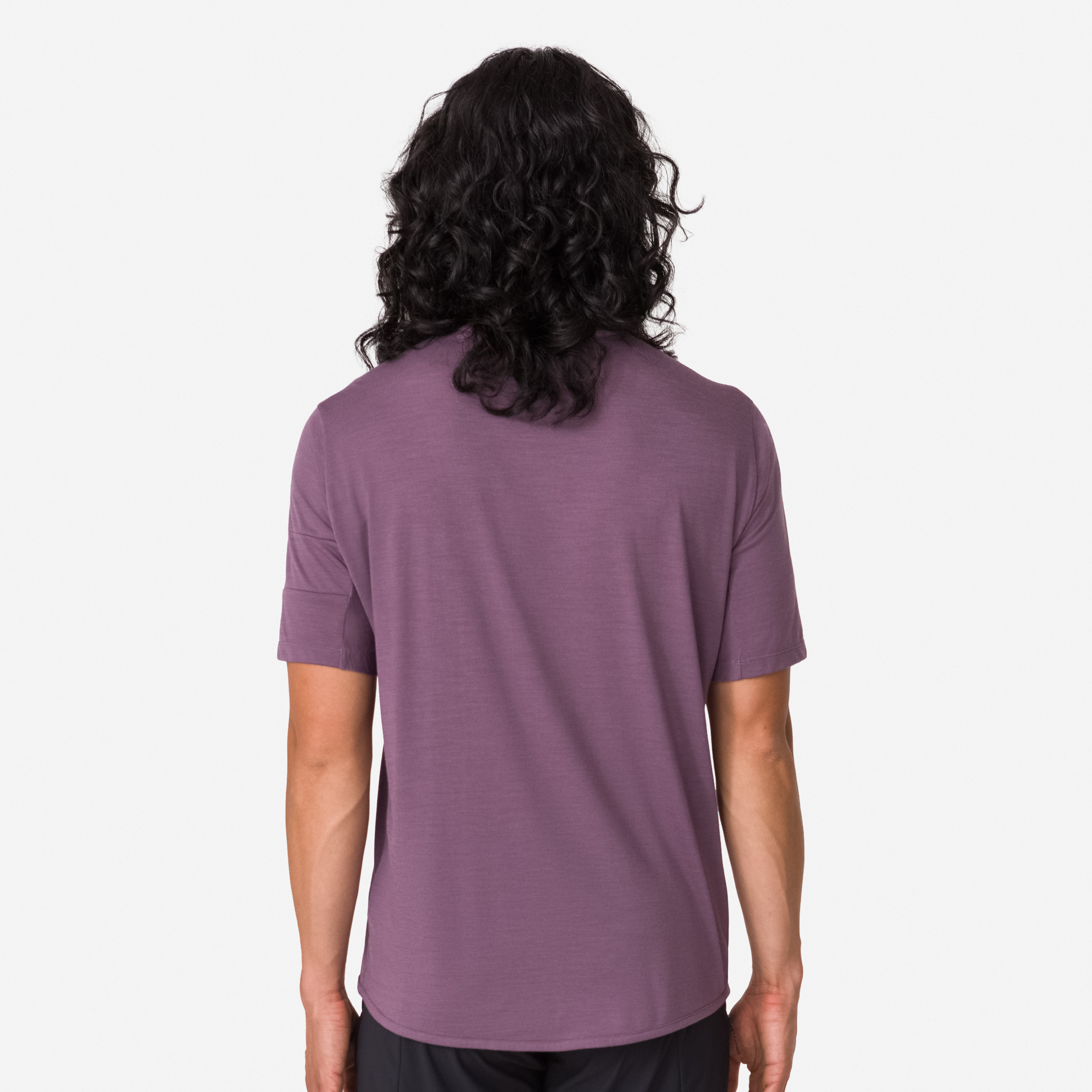 Caps T-shirt Boxy Fit in Purple