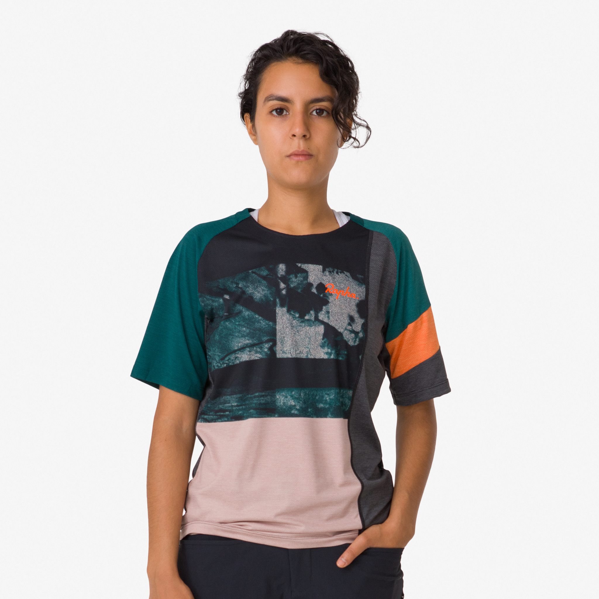 Women\'s T-shirt Technical Trail Rapha Printed |