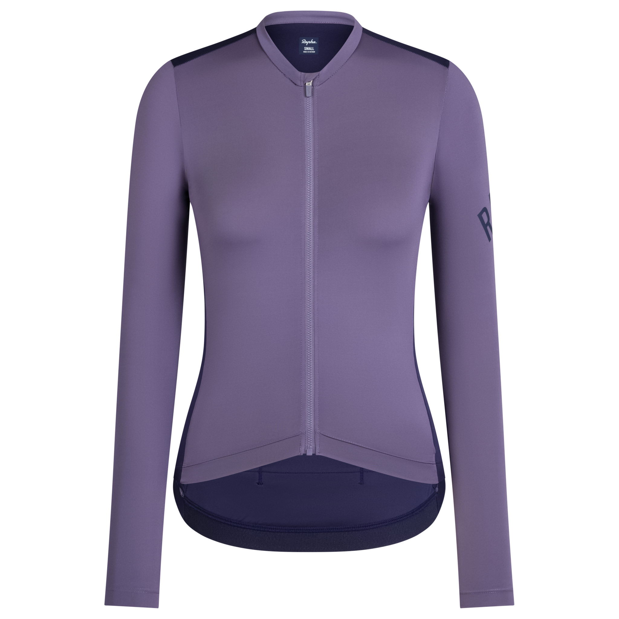 セール高品質FP611 ラファ Rapha WOMENS LONG SLEEVE JERSEY 長袖 サイクルジャージ XS グレー白 レディース 女性用