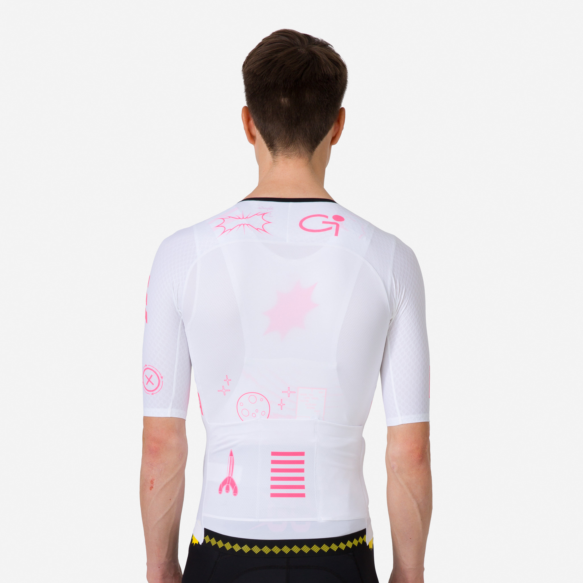 好評HOTFF031 ラファ Rapha プロチーム ミッドウェイトジャージ エアロブロック PRO TEAM MID WEIGHT JERSEY AERO BLOCK S グレー Sサイズ