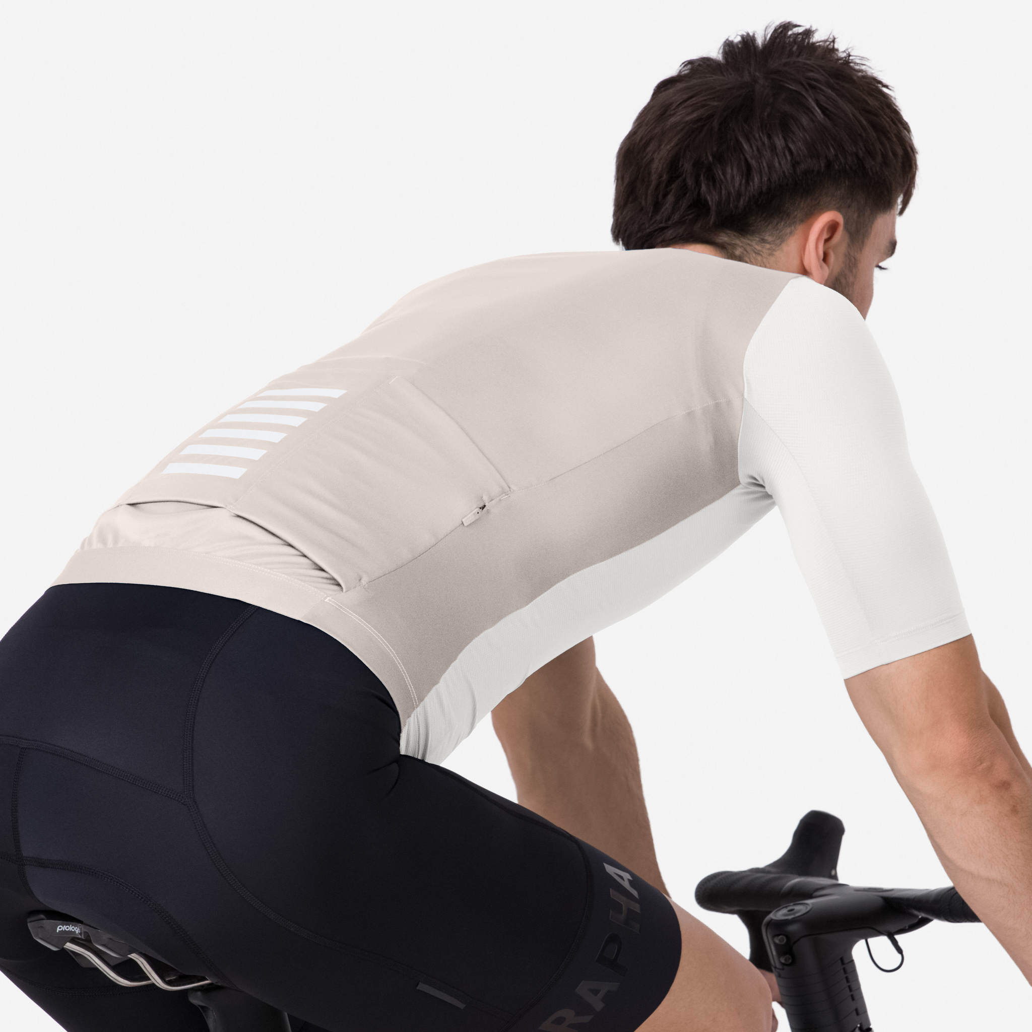 安いSALE新品 Rapha Pro Team Training Jersey Mサイズ マスタード/ダークネイビー ラファ メンズ プロチーム トレーニング ジャージ 半袖 Mサイズ