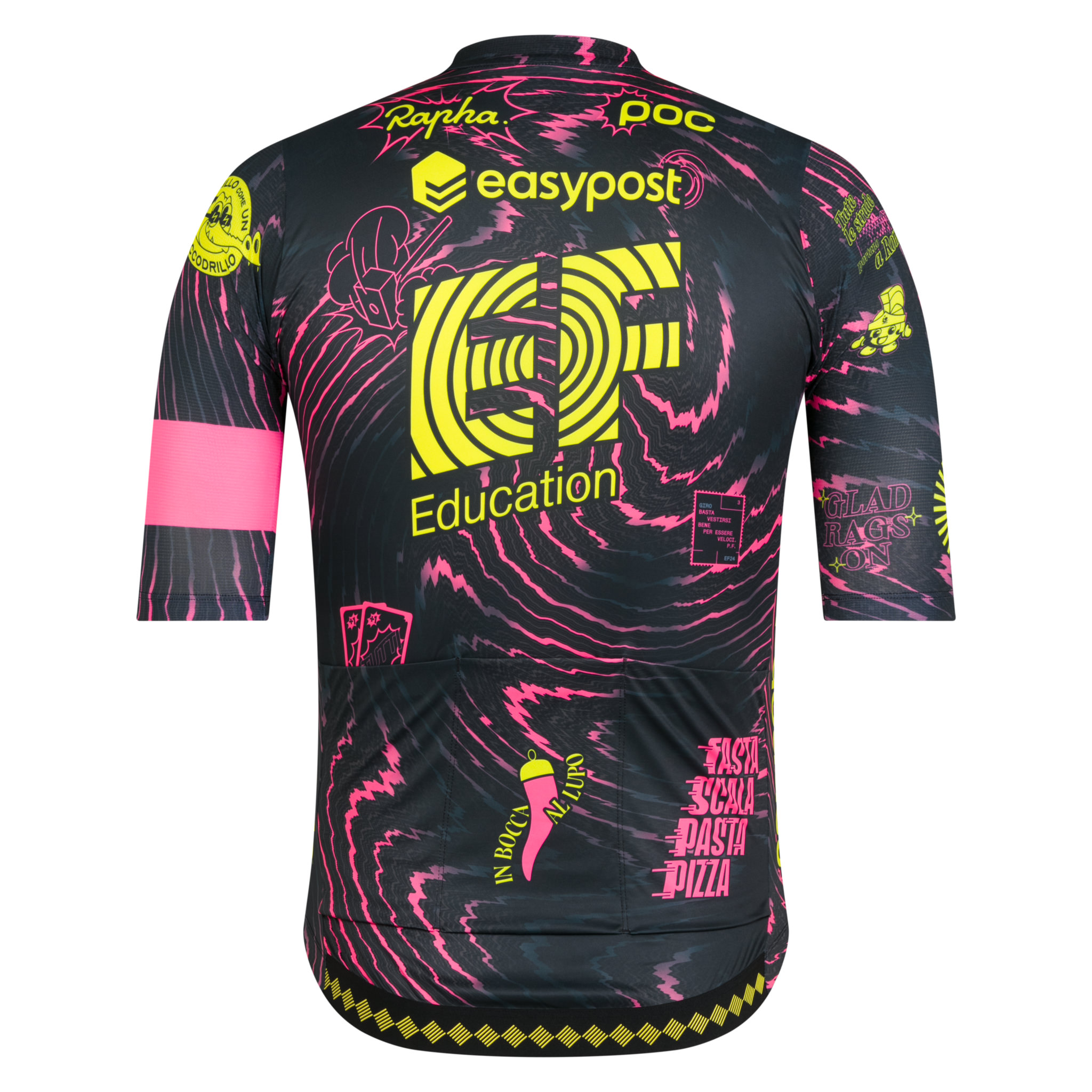 メンズ EF Education - EasyPost プロチーム トレーニング ジャージ - スイッチアウト | Rapha Site